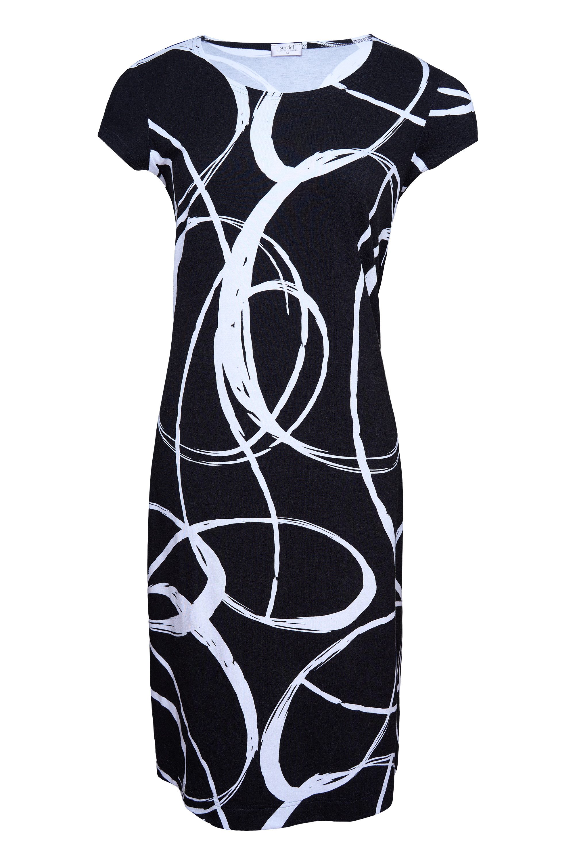 Seidel Moden Druckkleid Otto exclusiv mit grafischem Muster - Viskose - MADE IN GERMANY