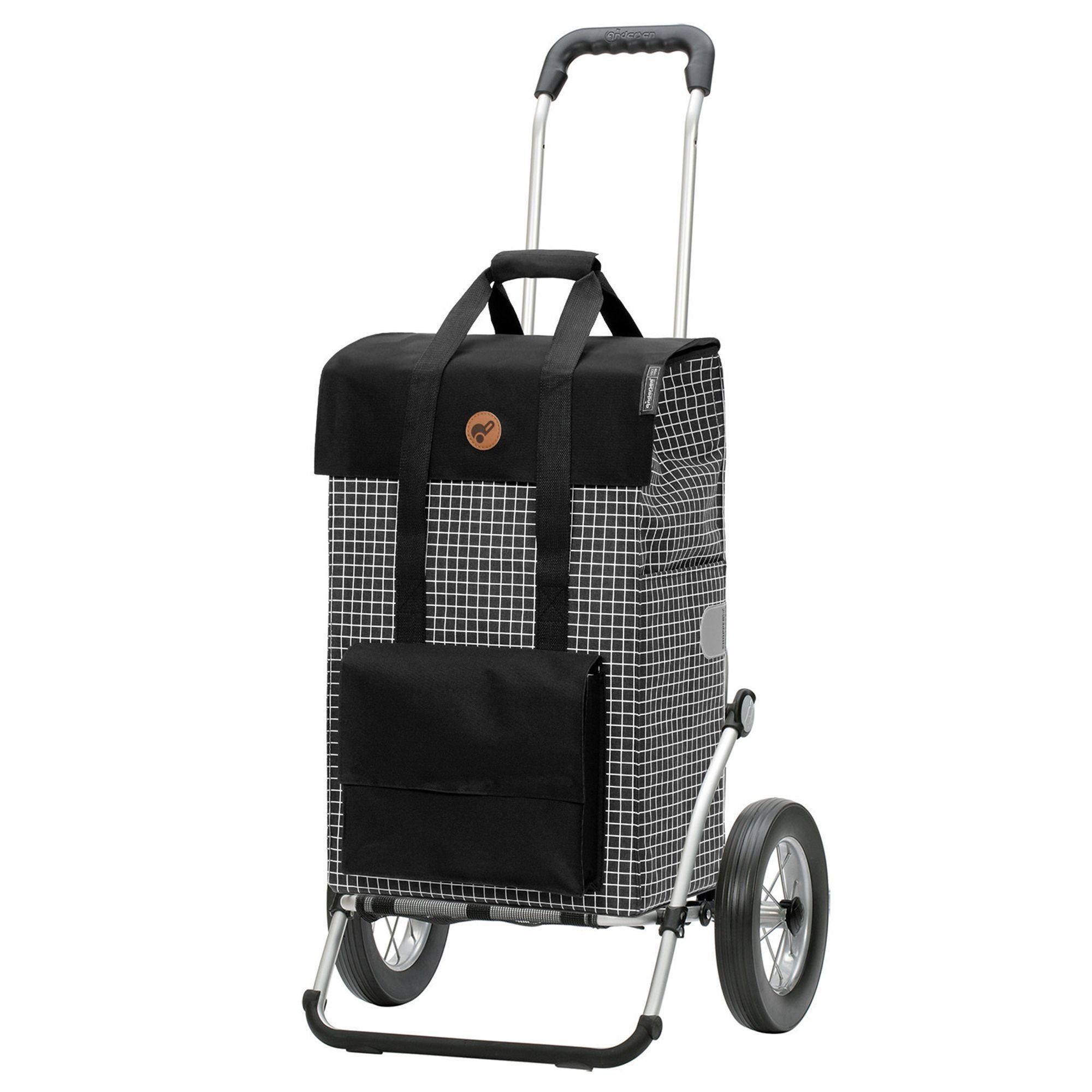 Andersen Einkaufstrolley Royal Shopper, 43 l, Reflektoren, Tragegriff schwarz