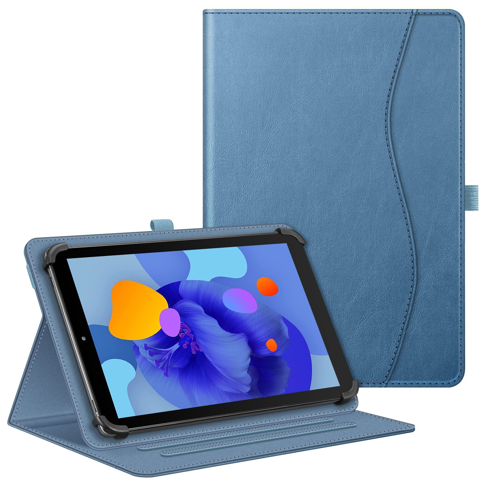 Fintie Tablet-Hülle Universal Hülle für Blackview Tab60 WiFi Tablet 10''/Tab 70/Tab 80 10" SGIN/HotLight/DOOGEE/Fullant 10.1 Zoll, Multi-Winkel Hülle Universal für 9-11 Zoll Tablet