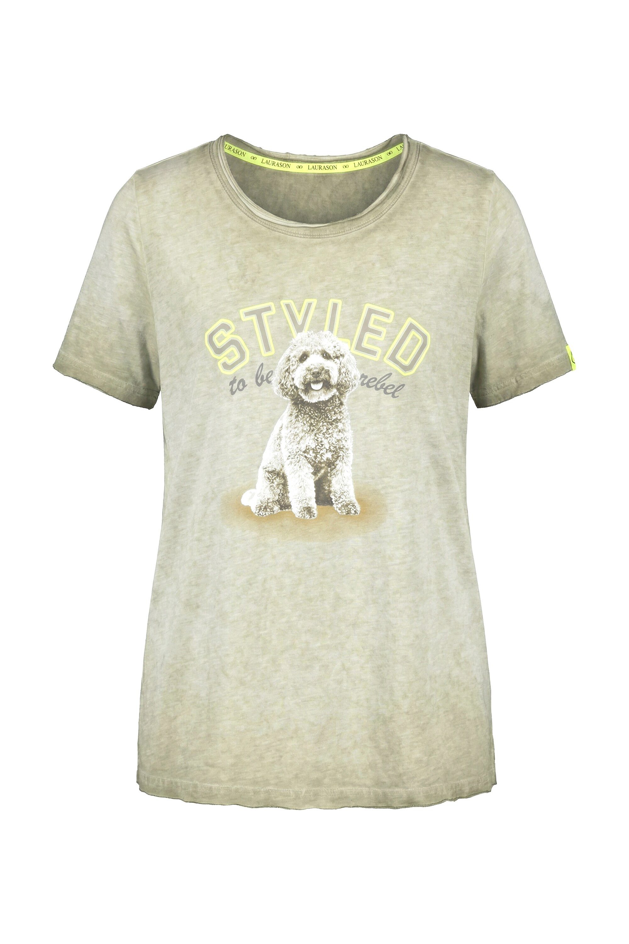 T-Shirt T-shirt Cool Dyed 1/2 Arm Hundeprint
