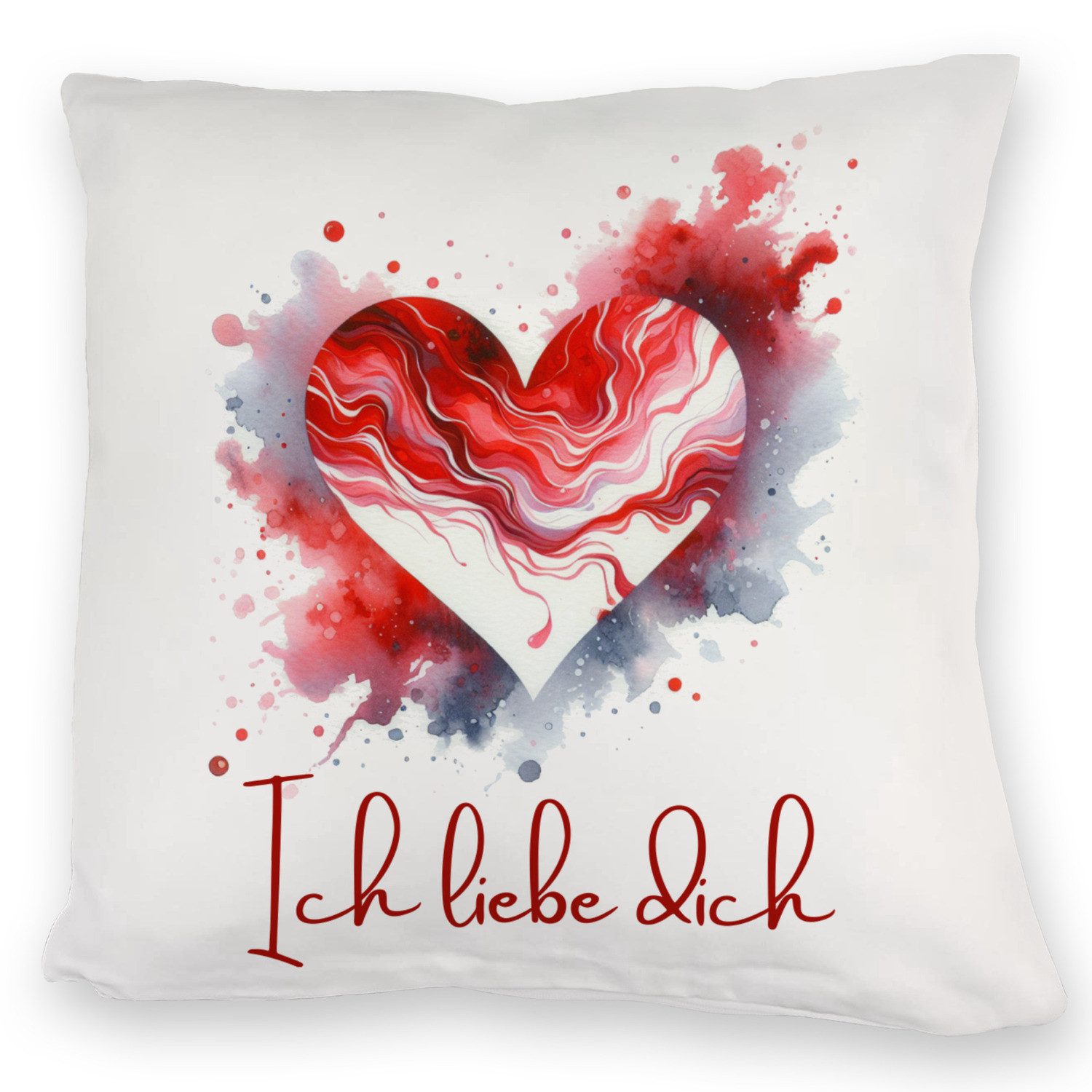 speecheese Dekokissen Ich liebe dich Kuschelkissen