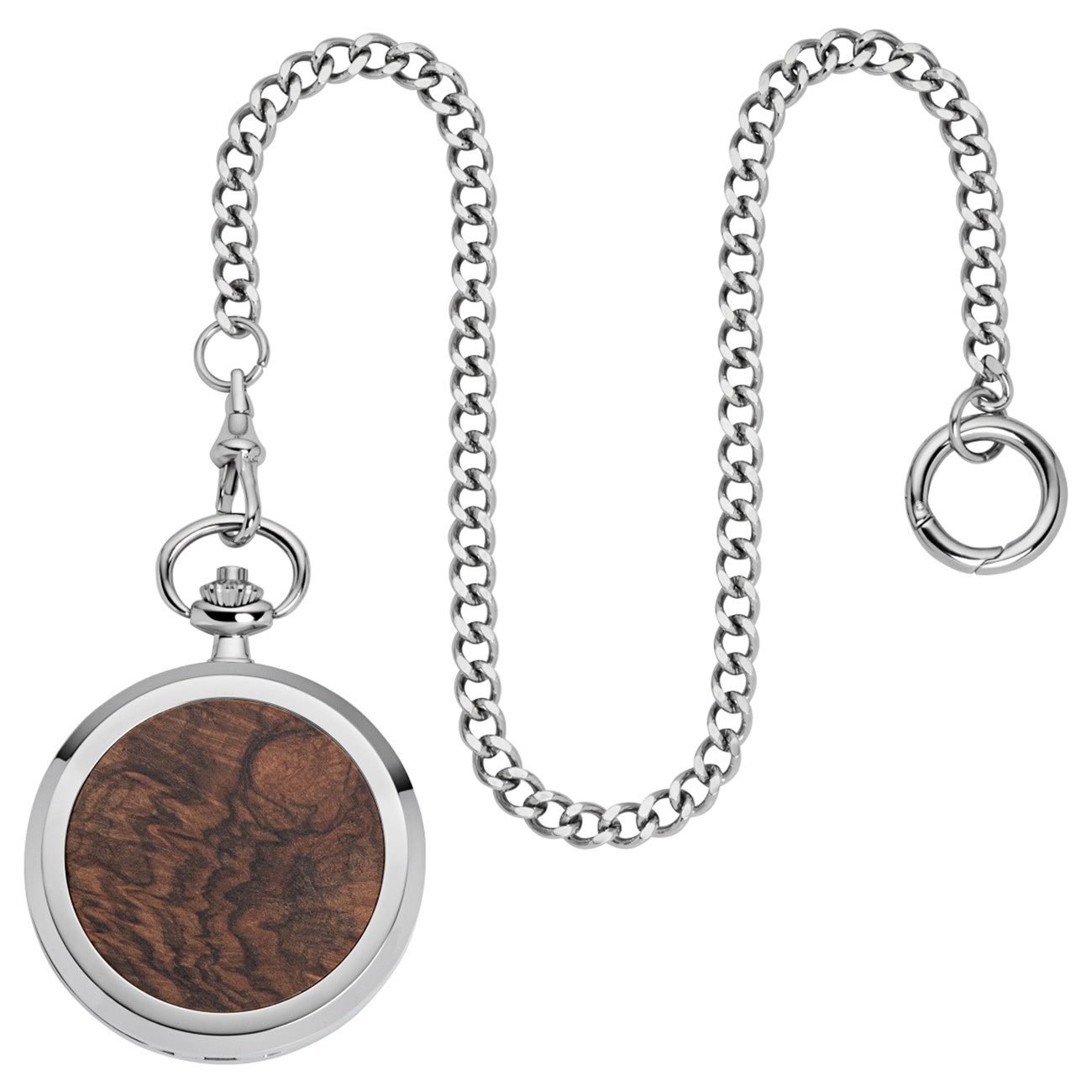 Waidzeit Austria Taschenuhr Waidzeit Herren Taschenuhr Edelstahl, (Analoguhr), Herren Taschenuhr rund, extra groß (ca. 50mm), Edelstahl, Casual