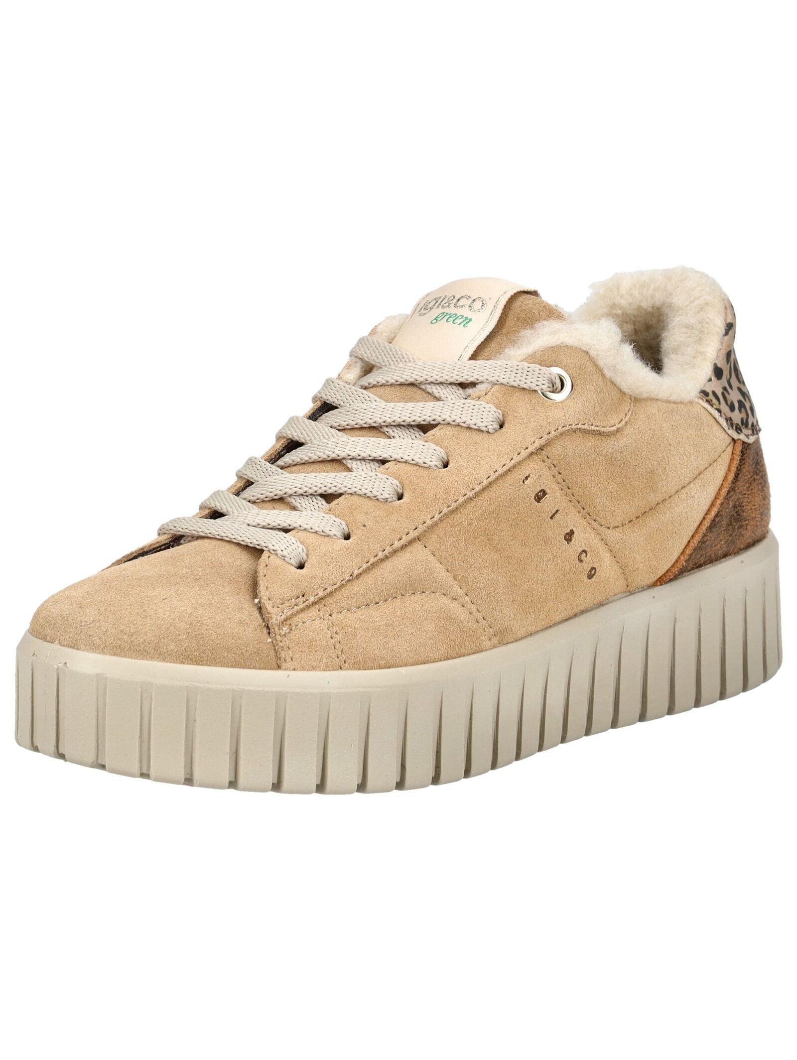 Sneaker Veloursleder/Textil Plateausneaker