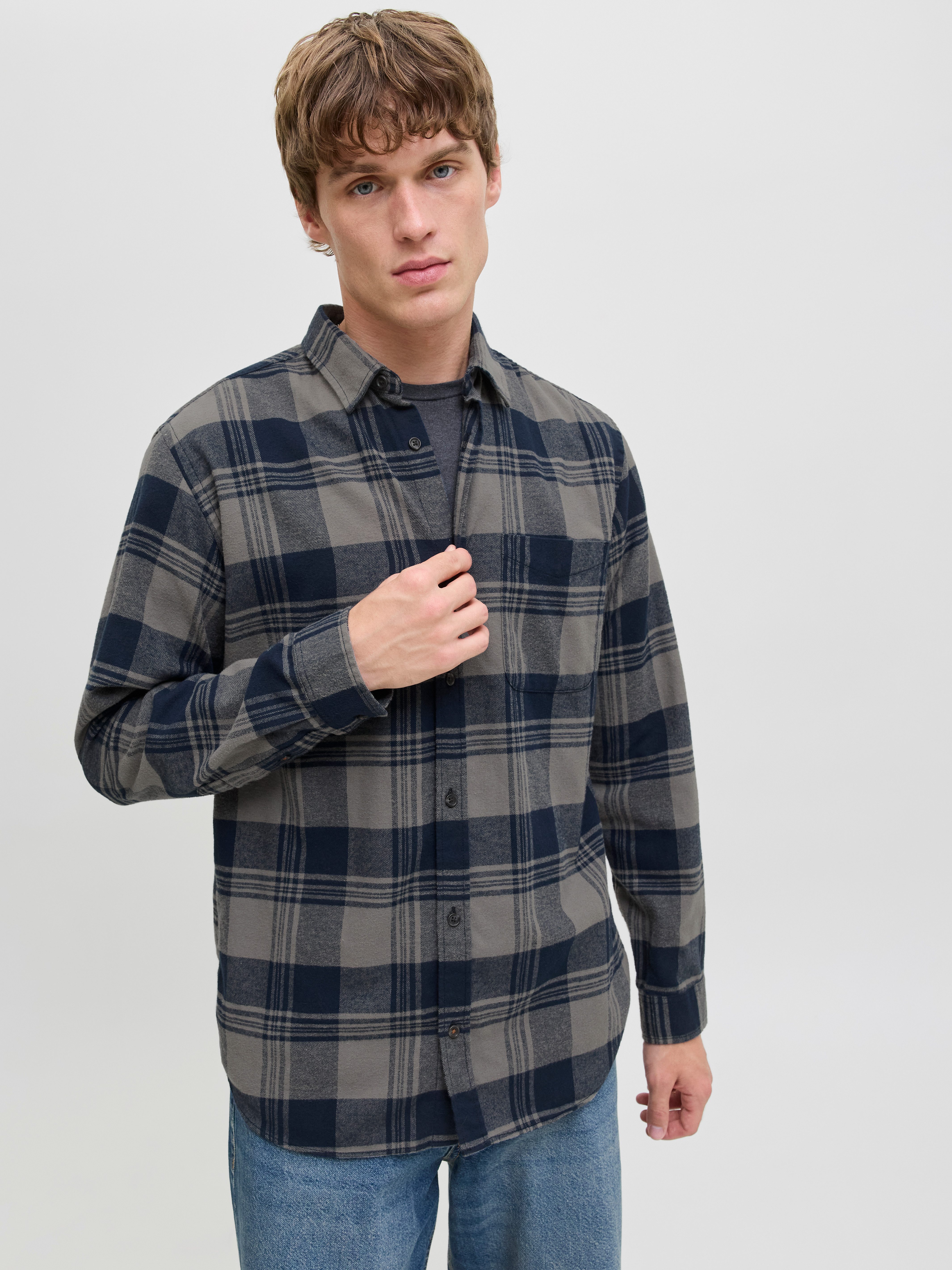 Jack & Jones Langarmhemd JJJAMES BUFFALO günstig online kaufen