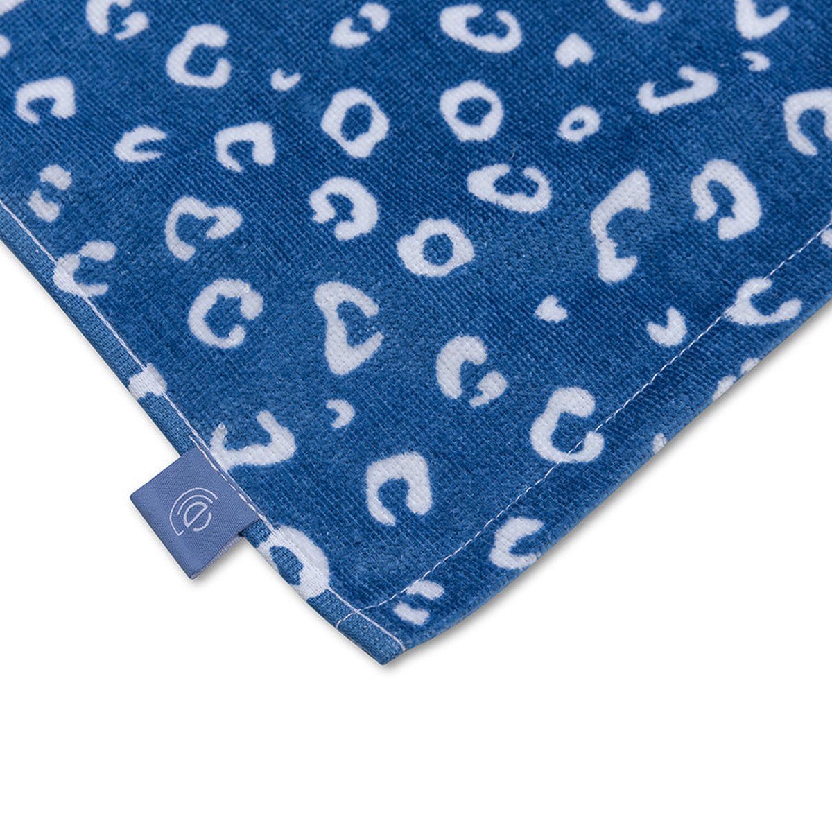 Swim Essentials Strandtücher Strandlaken Strandtuch Blau Leopard Muster 135 x 65 cm, Badetuch Handtuch