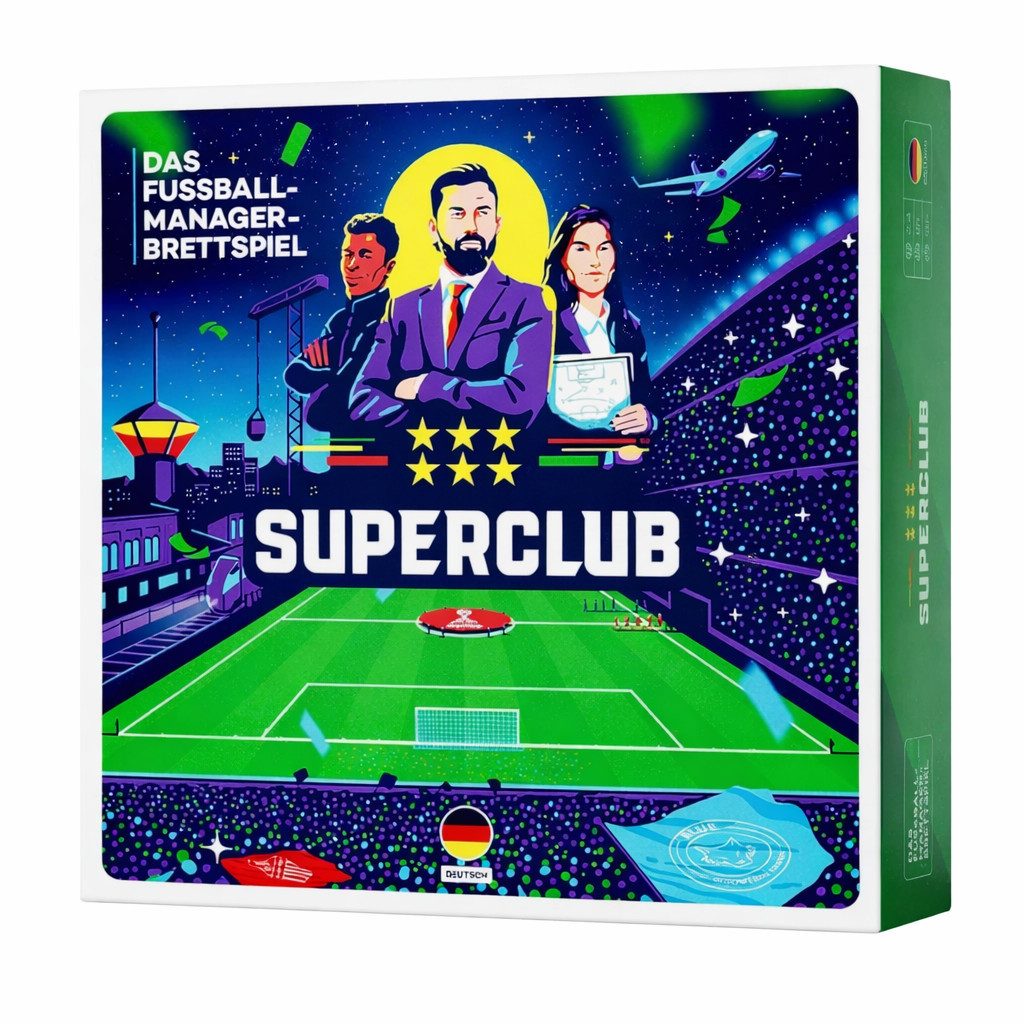TSE Spiel Superclub Das Fußballmanager Brettspiel LFCACB139 Deutsch