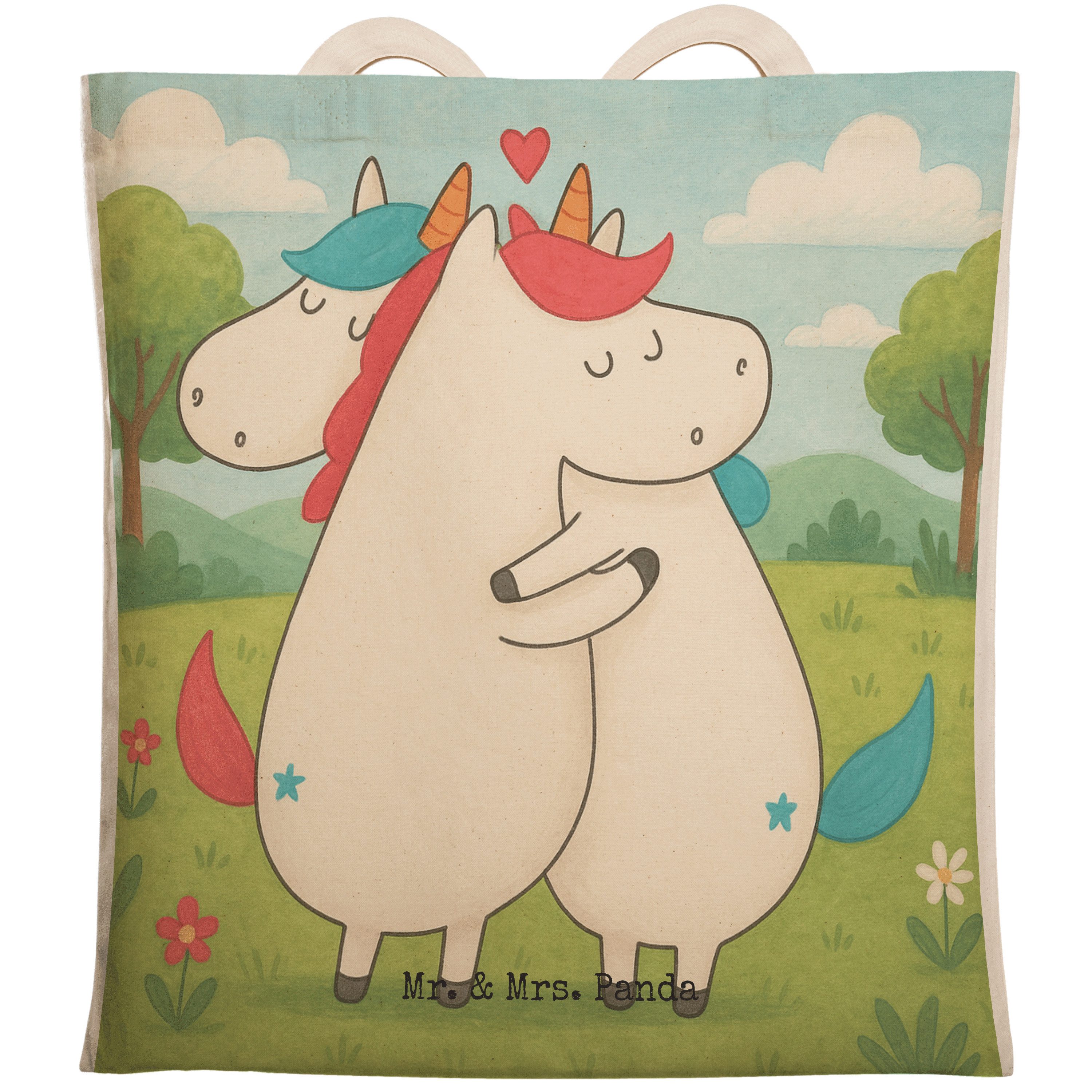 Tragetasche Einhorn Mitteilung Design, Einkaufstasche, Weiß, Lustig, Tote Bag, Tr