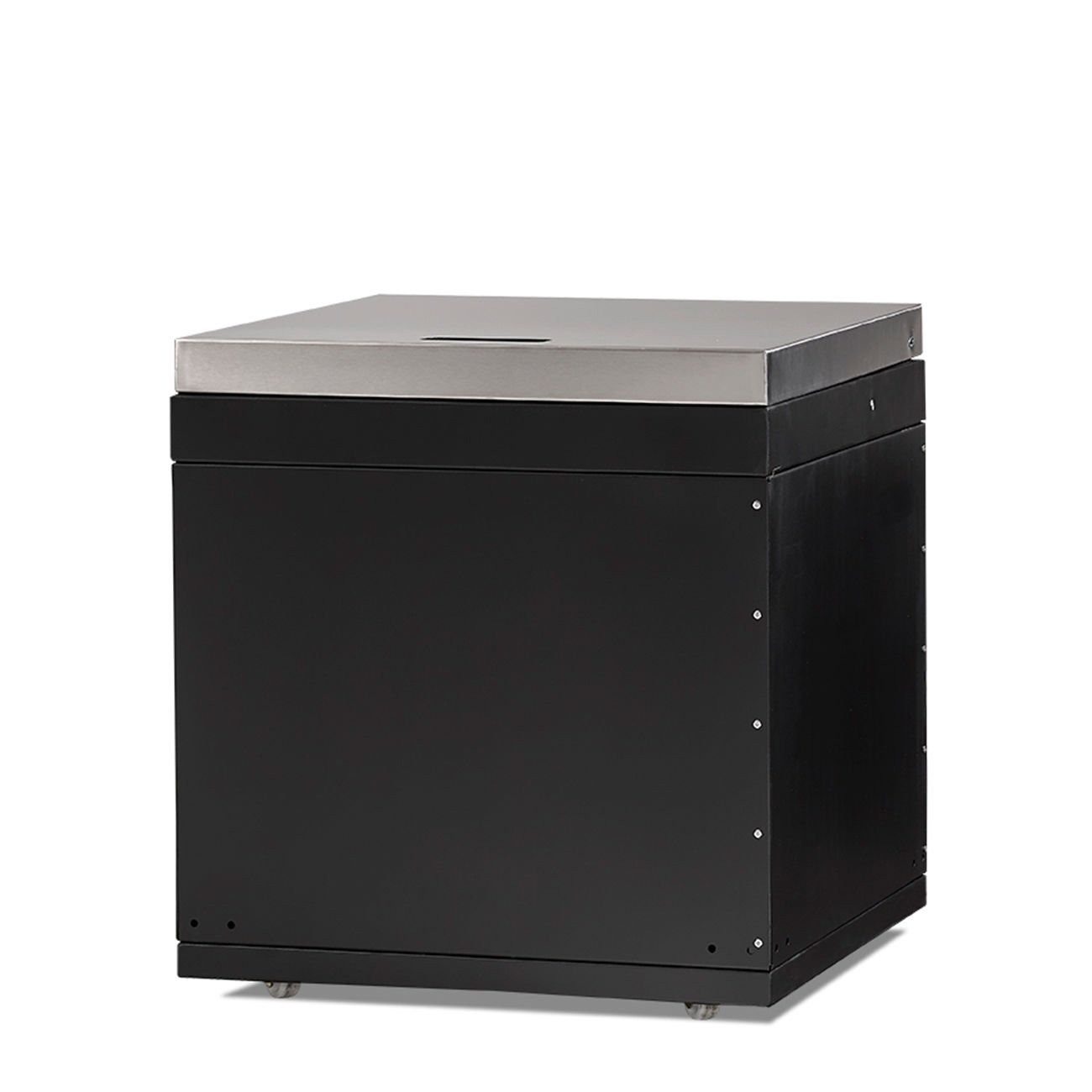 JVmoebel Outdoor-Küchenmodul Edelstahl Außenküchenmodul in Schwarz mit modernem Design (1-St) Made in Europe