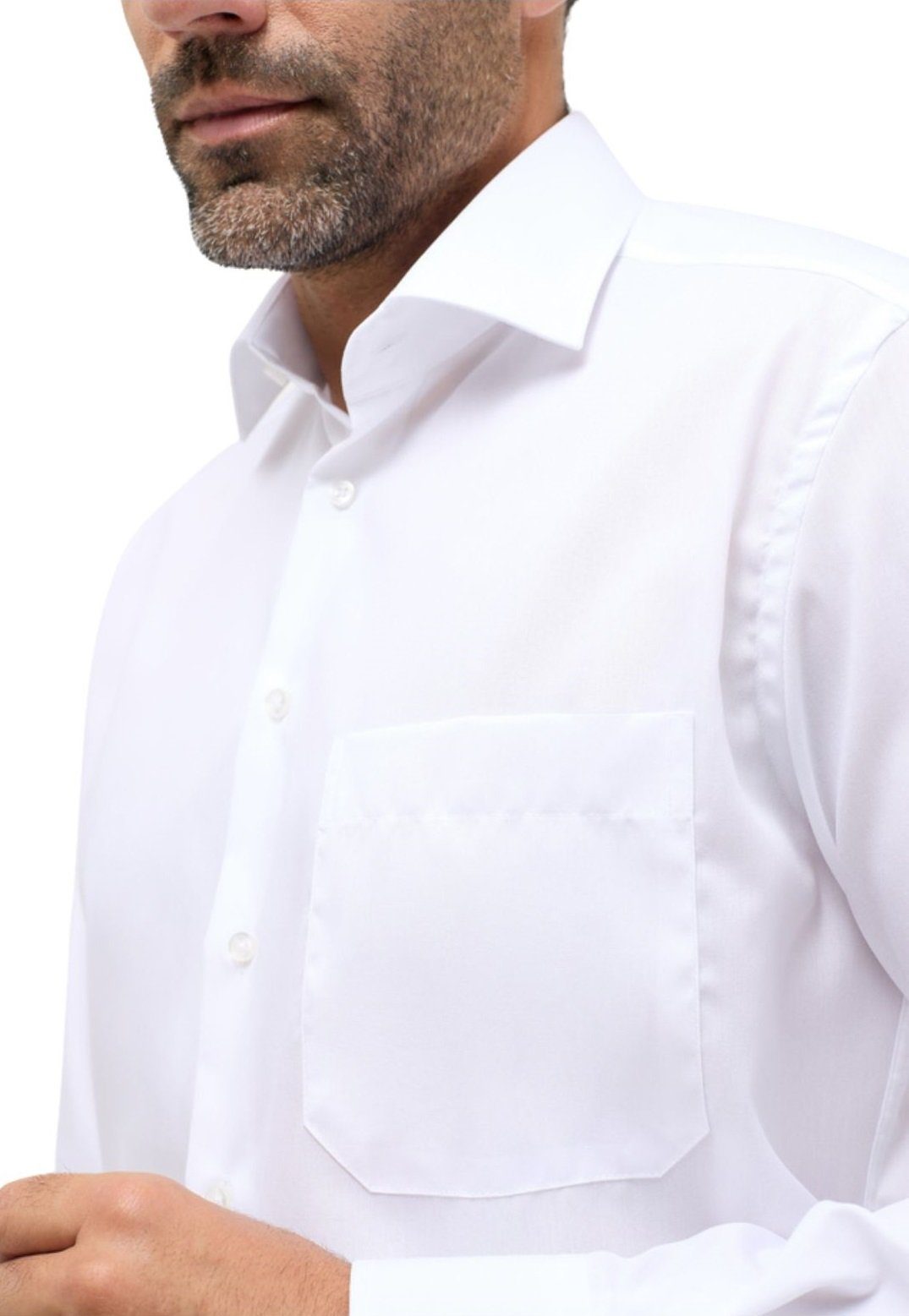 Eterna Businesshemd 1100-F170, Slim Fit Hemd Langarm in 100 % Baumwolle Kent Kragen