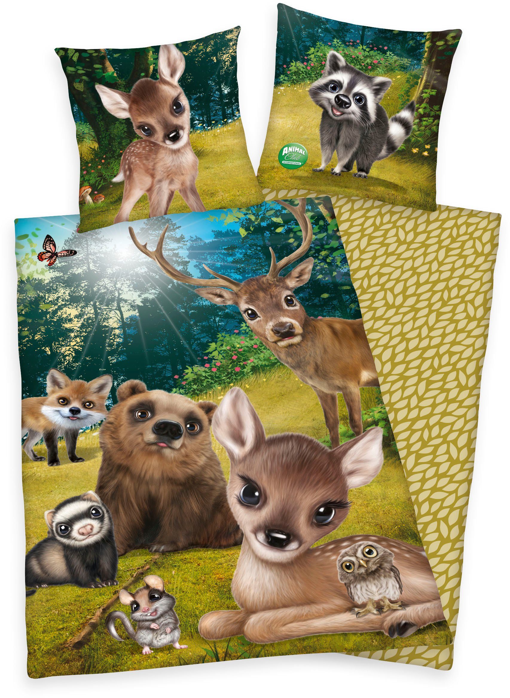 Kinderbettwäsche Animal Club