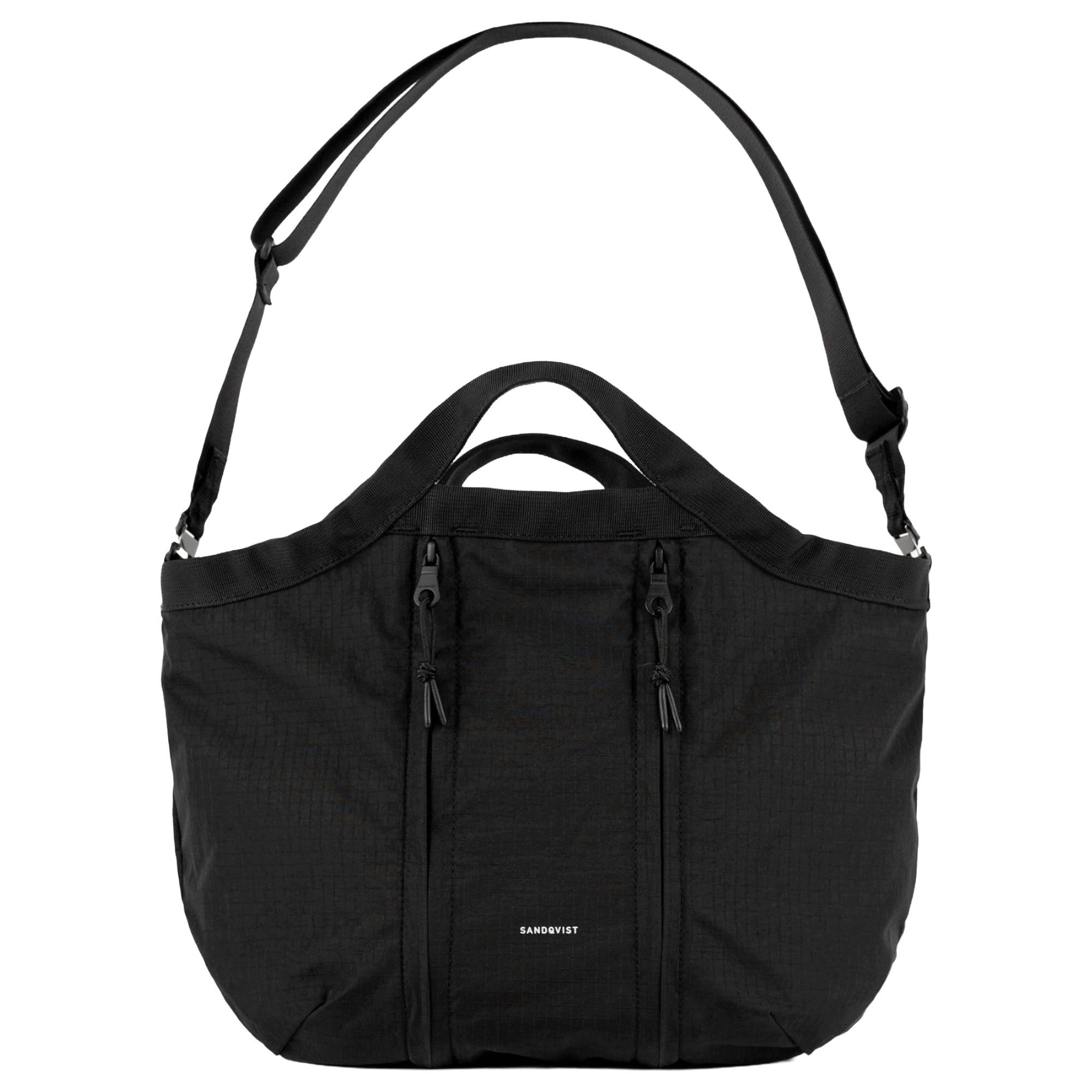 Sandqvist Umhängetasche Grid Expandable - Umhängetasche erw. (black)