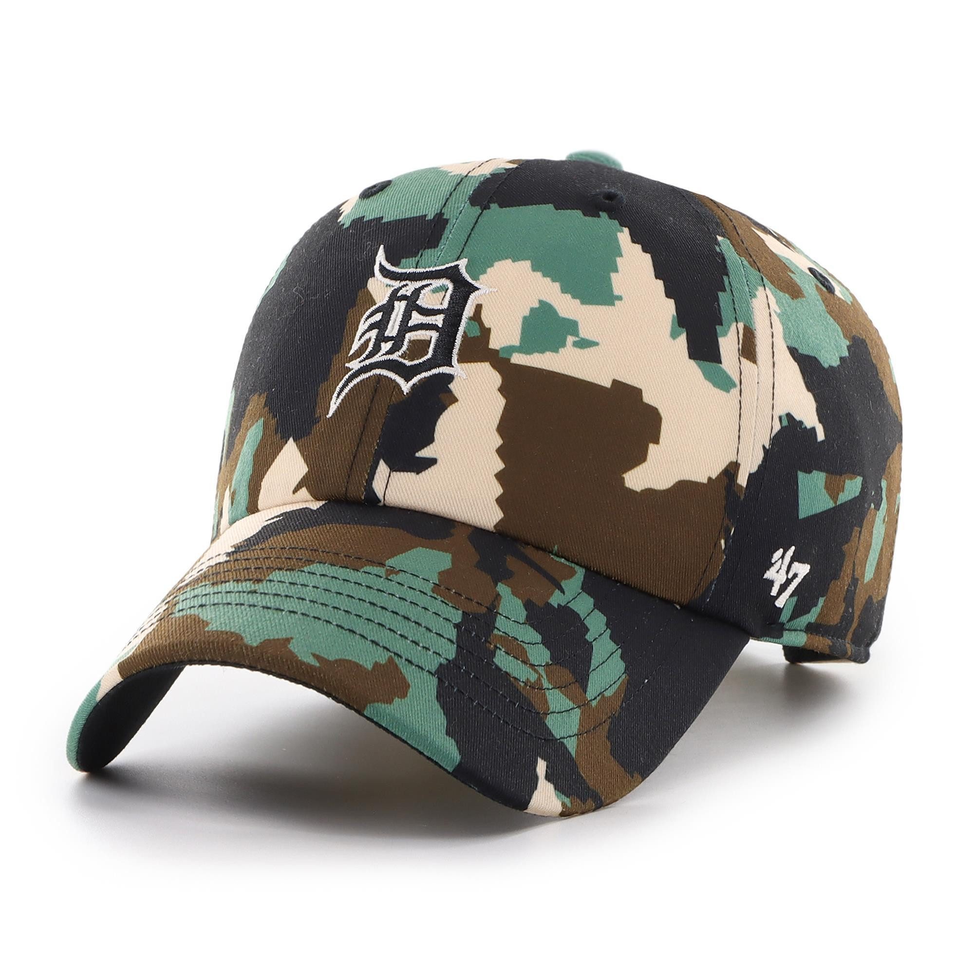 Baseball Cap '47 Brand Cap MLB Detroit Tigers Digital Star '47 Clean Up