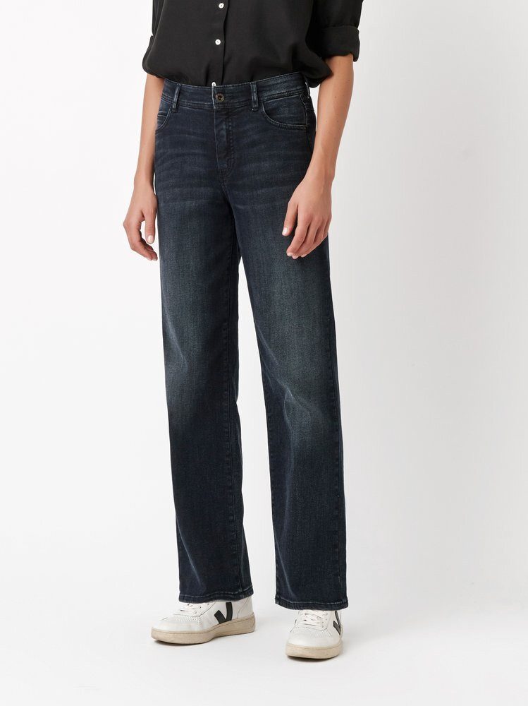 ROSNER Straight-Jeans Audrey Straight (1-tlg) mit hohem Bund