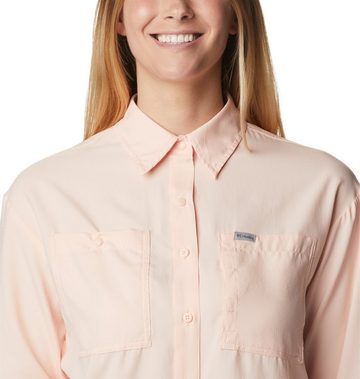 Columbia Funktionshemd Silver Ridge Utility LS Shirt Peach Blossom, Dark Coral