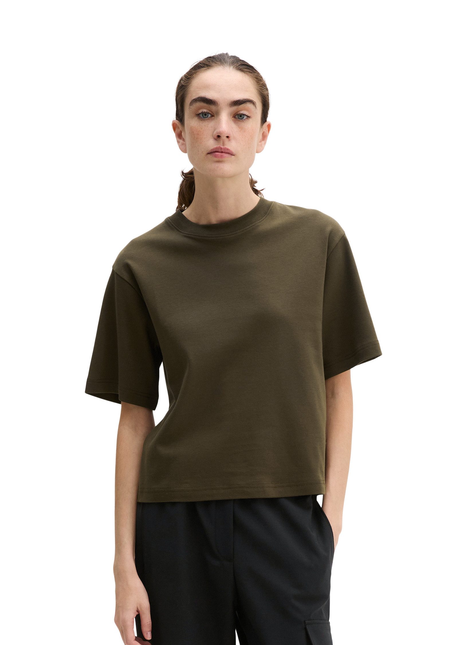 Marc O'Polo T-Shirt aus Interlock-Jersey