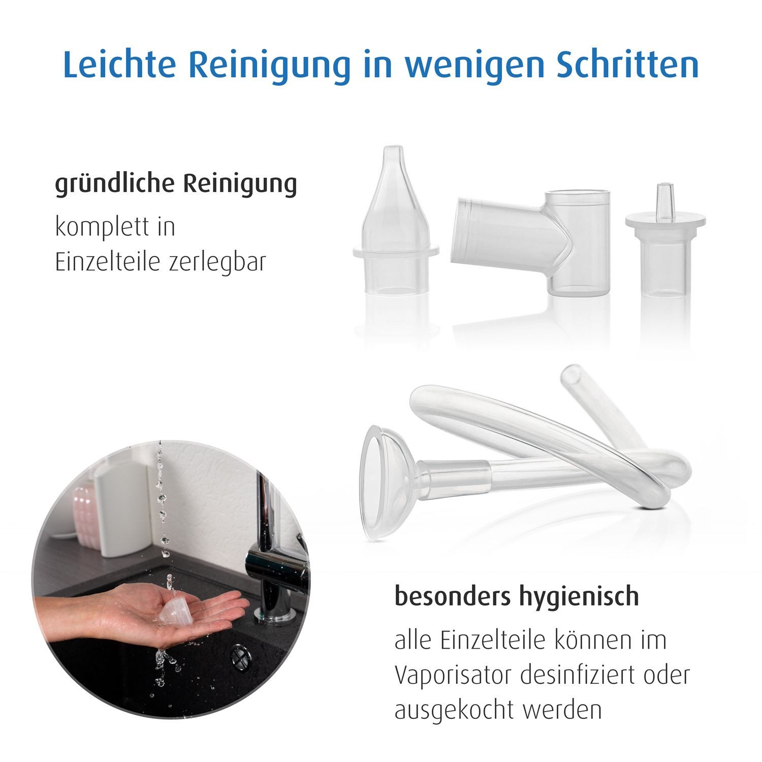Reer Nasensauger Baby Nasensauger mit Schlauch