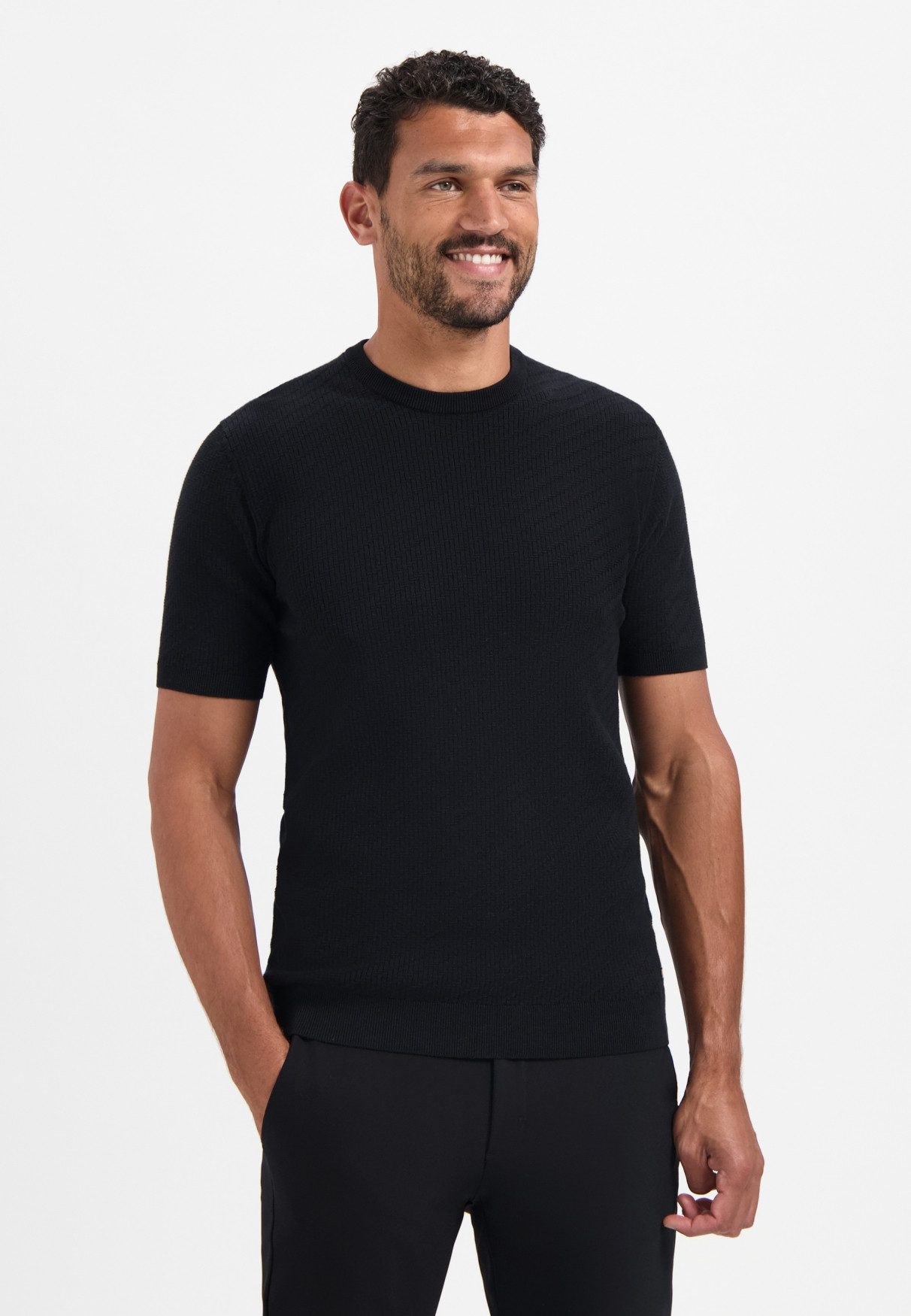 NO EXCESS T-Shirt No Excess Gestricktes günstig online kaufen