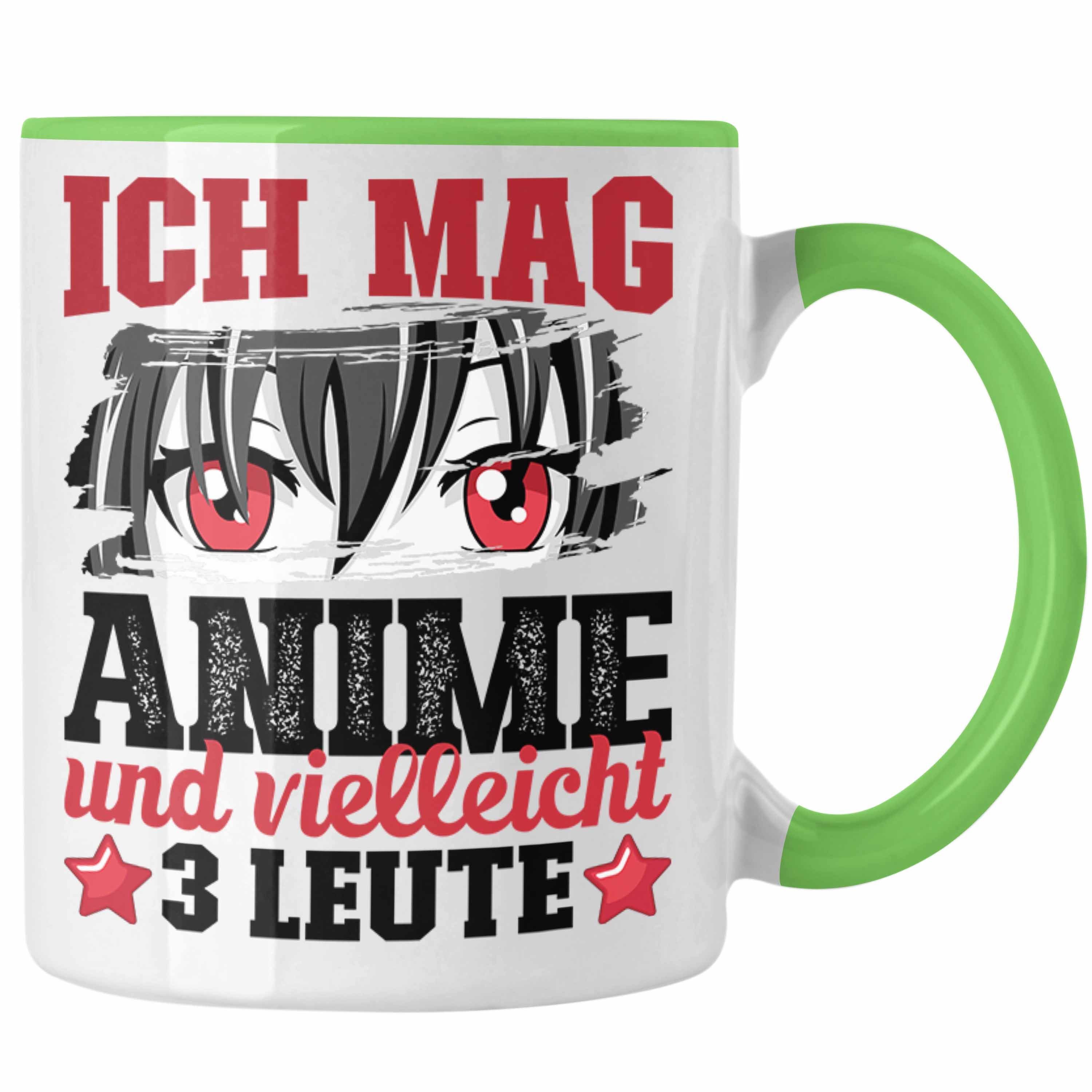 Trendation Tasse Anime Tasse Vi Geschenk Grün Und Mag Geschenkidee Anime-Liebhaber Anime Ich