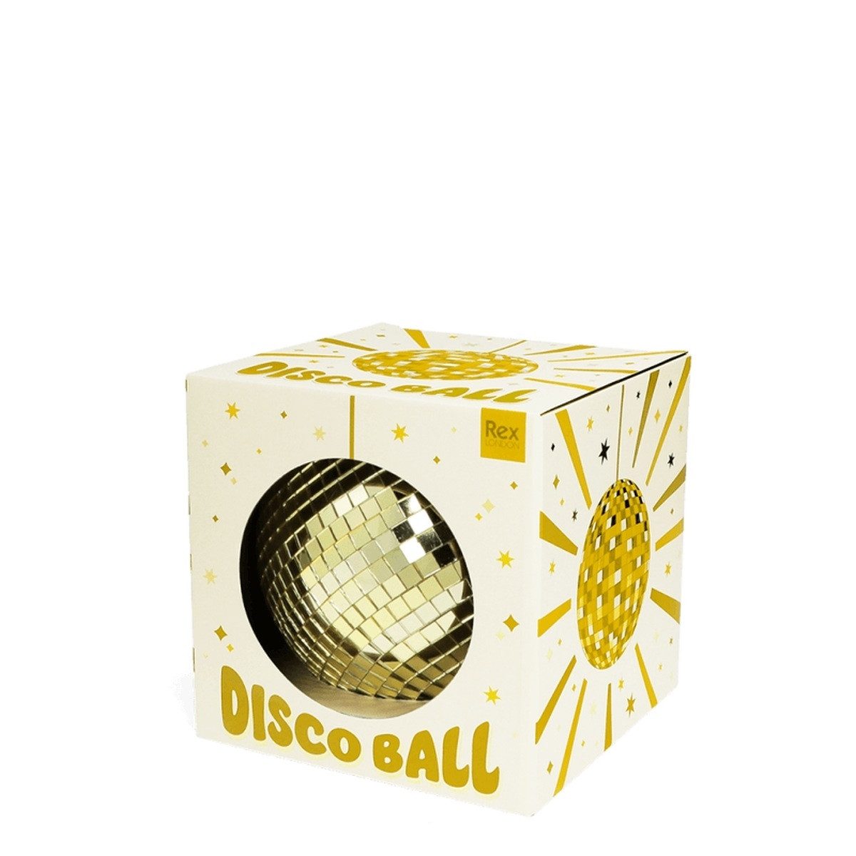 Rex London Dekokugel Discokugel mit Spiegeloberfläche, gold, verschiedene Größen