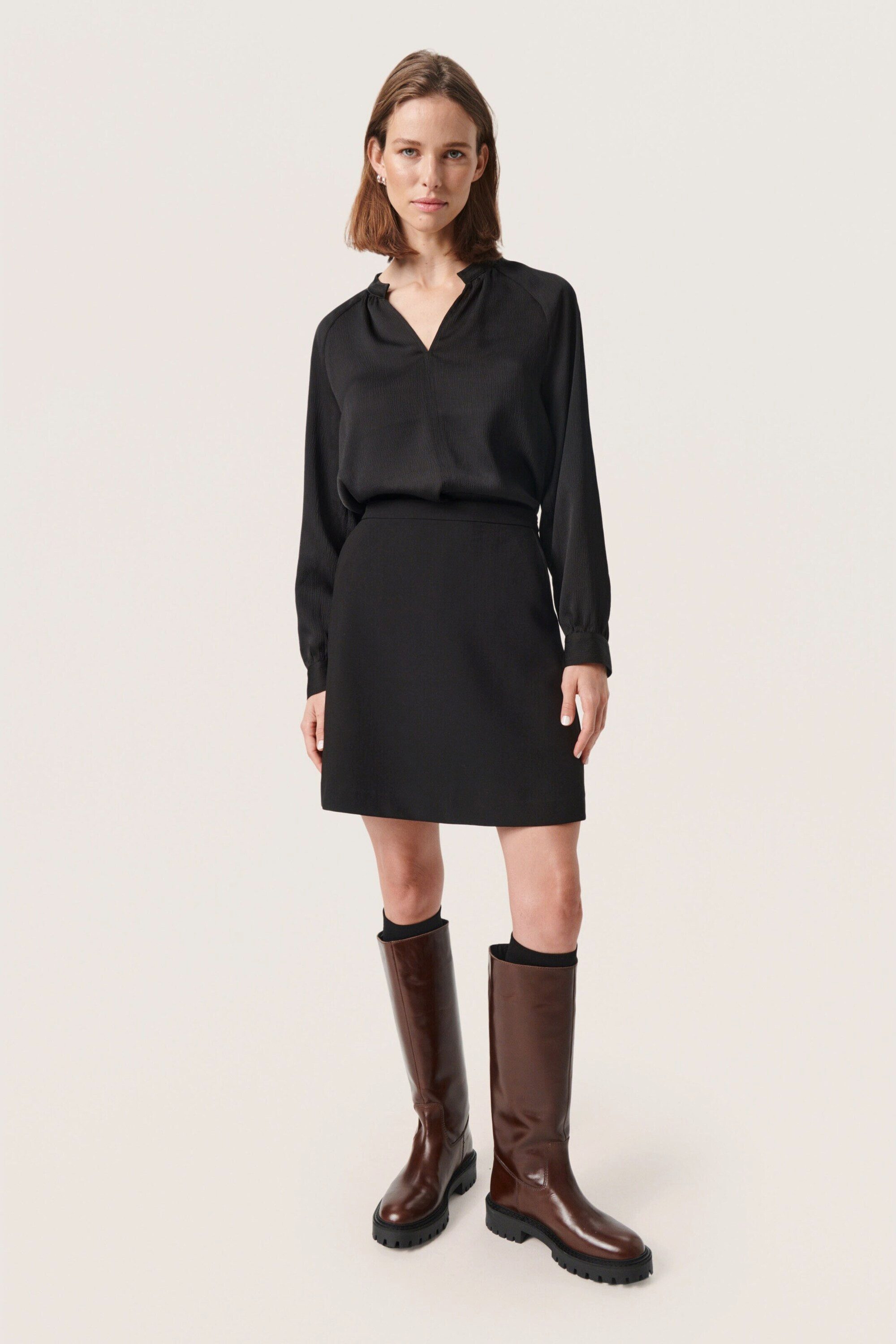 SOAKED IN LUXURY A-Linien-Rock Corinne (1-tlg) Plain/ohne Details