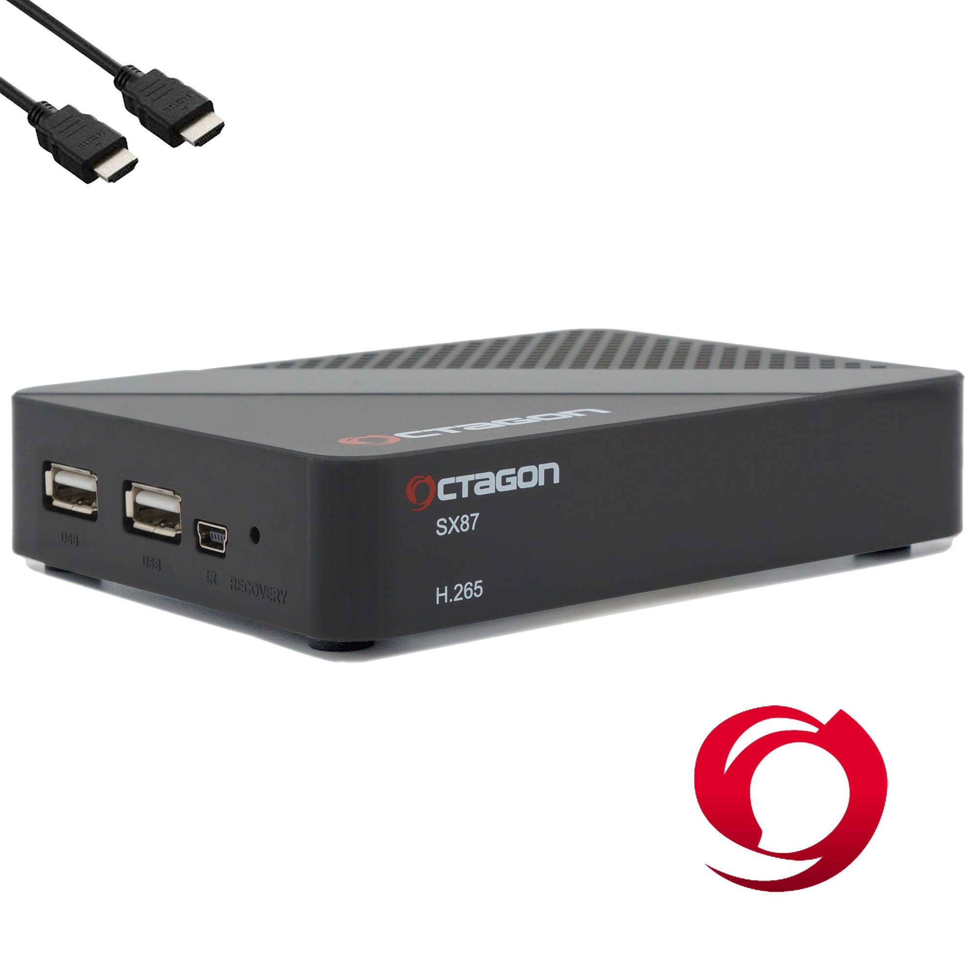 Box SX87 H.265 & - Smart Receiv HEVC S2+IP SAT-Receiver Set-Top OCTAGON OCTAGON HD IPTV Sat