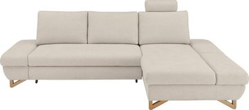 INOSIGN Ecksofa City/Giron, L-Form, verstellbare Armlehnen mit Rasterfunktion