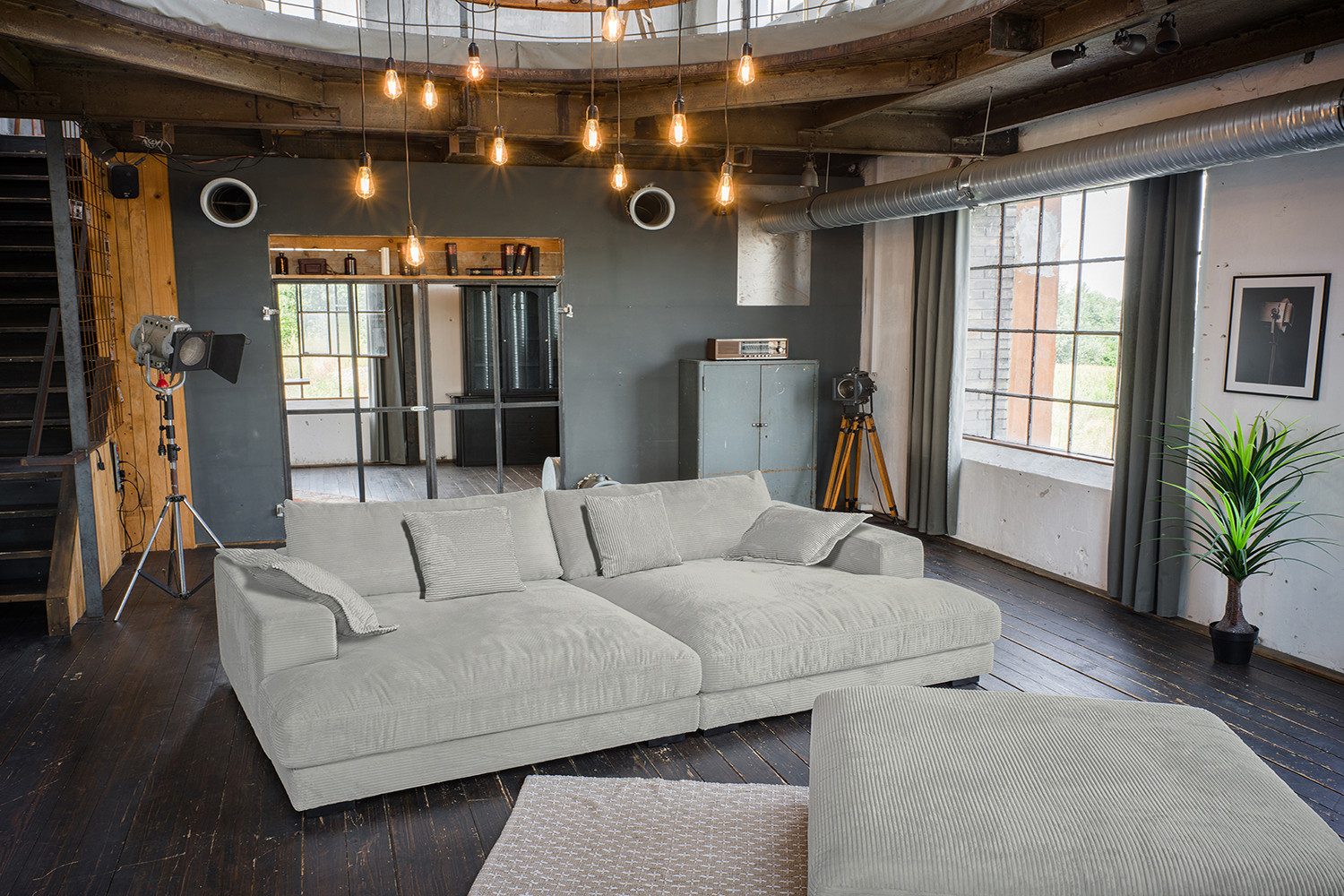 KAWOLA Big-Sofa MADELINE Großes Cordsofa - Entspannung pur - Wohnzimmer Cou günstig online kaufen