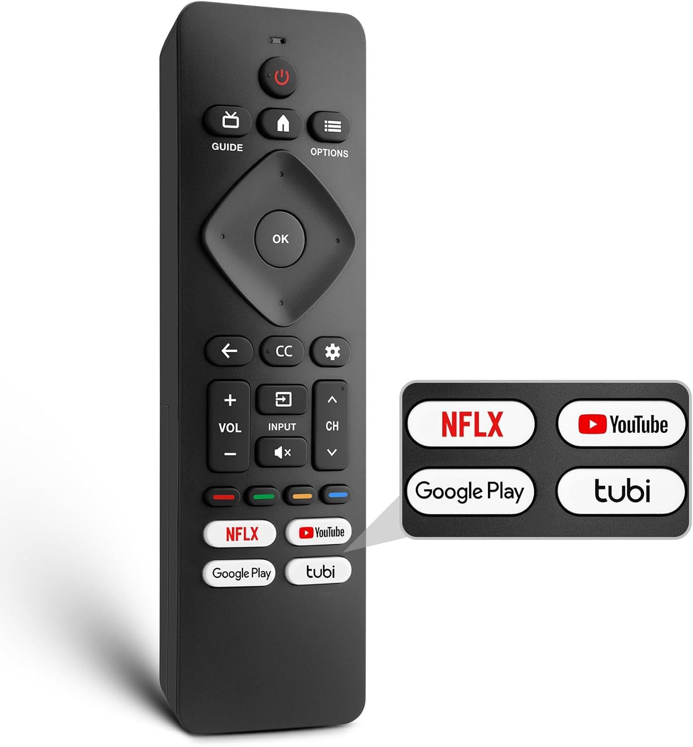 Mycotech Fernbedienung Philips Fernseher Smart TV Fernbedienung