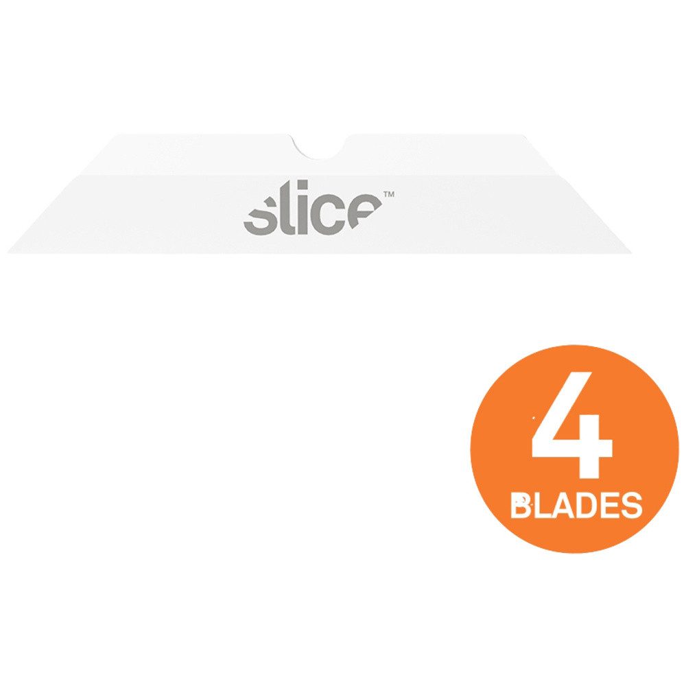 SLICE Cuttermesser Slice 10408 Keramische Ersatzklingen, ecken spitz 4 St.