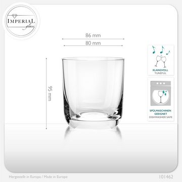 IMPERIAL glass Glas Trinkgläser, Glas, Whisky-Gläser Trinkgläser Wassergläser Saftgläser Cocktailglas