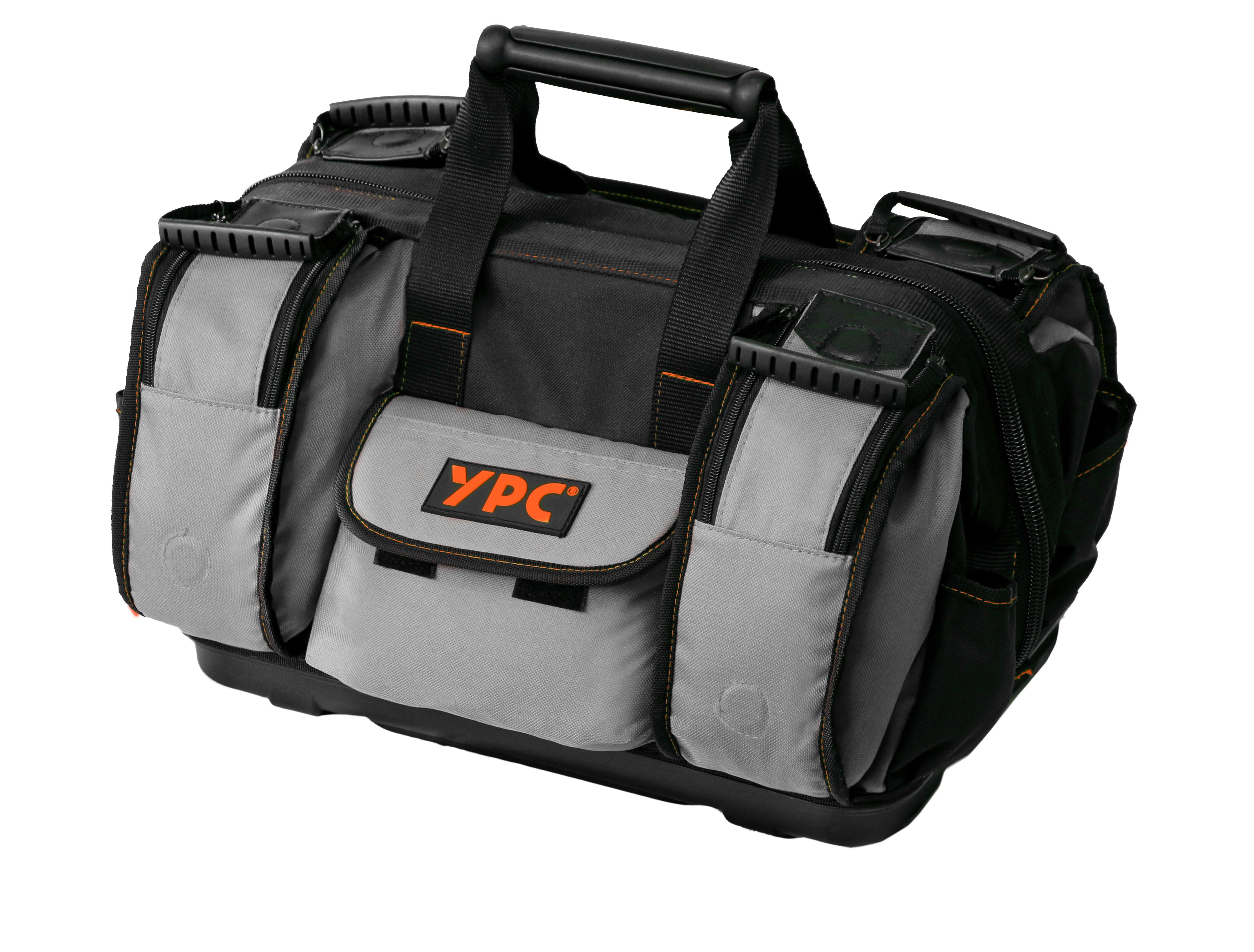 YPC Umhängetasche Werkzeugtasche / Outdoor- und Sporttasche XXL, 42x30x25cm, 40 Liter Grau