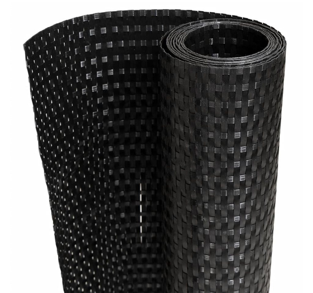 Thumbnail - vidaXL Gartenzaun Balkon-Sichtschutze 5 Stk. Schwarz 255x19 cm Poly Rattan, (5-St)