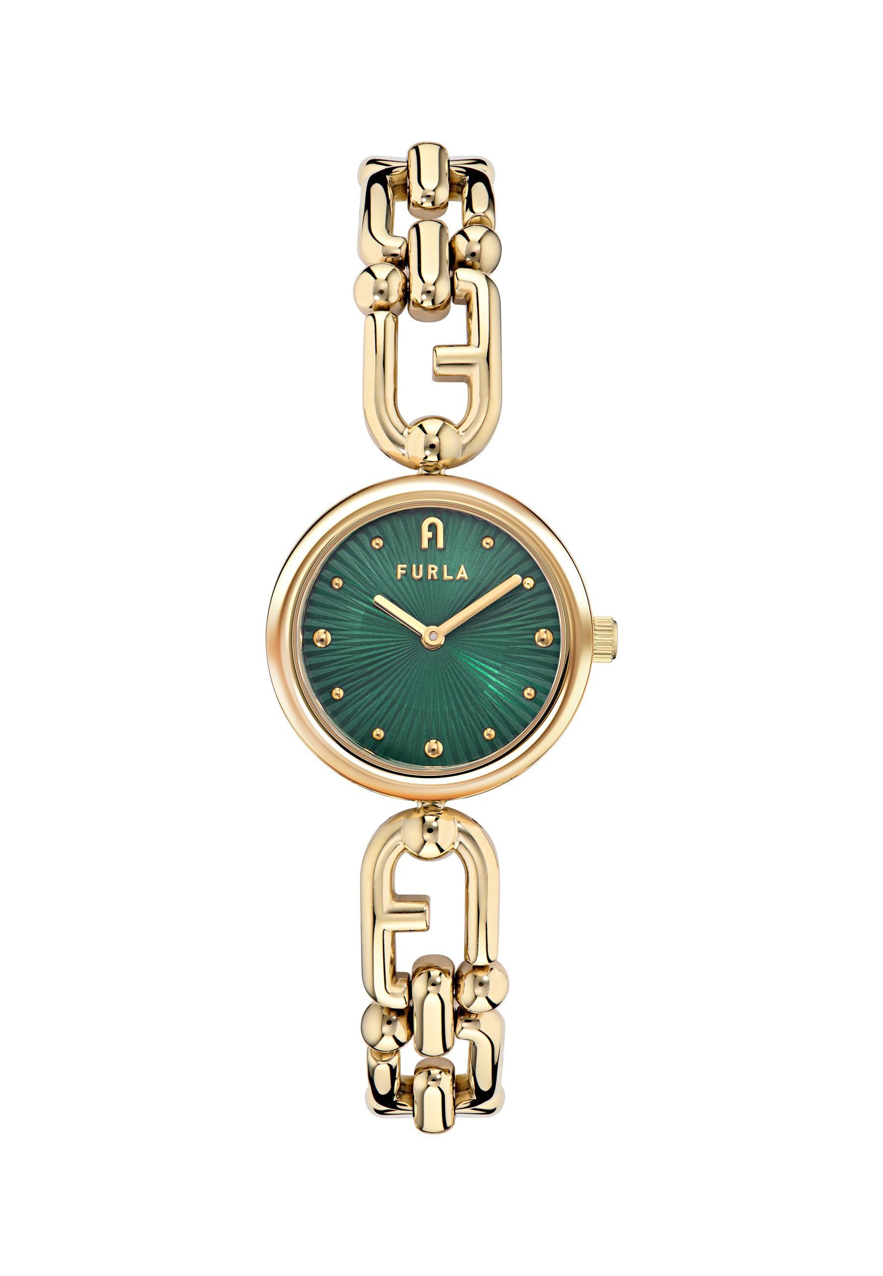 Furla Quarzuhr FURLA MIANUVOLA ROUND, (1-tlg., Not a set – not applicable to this product), Quarz Analog