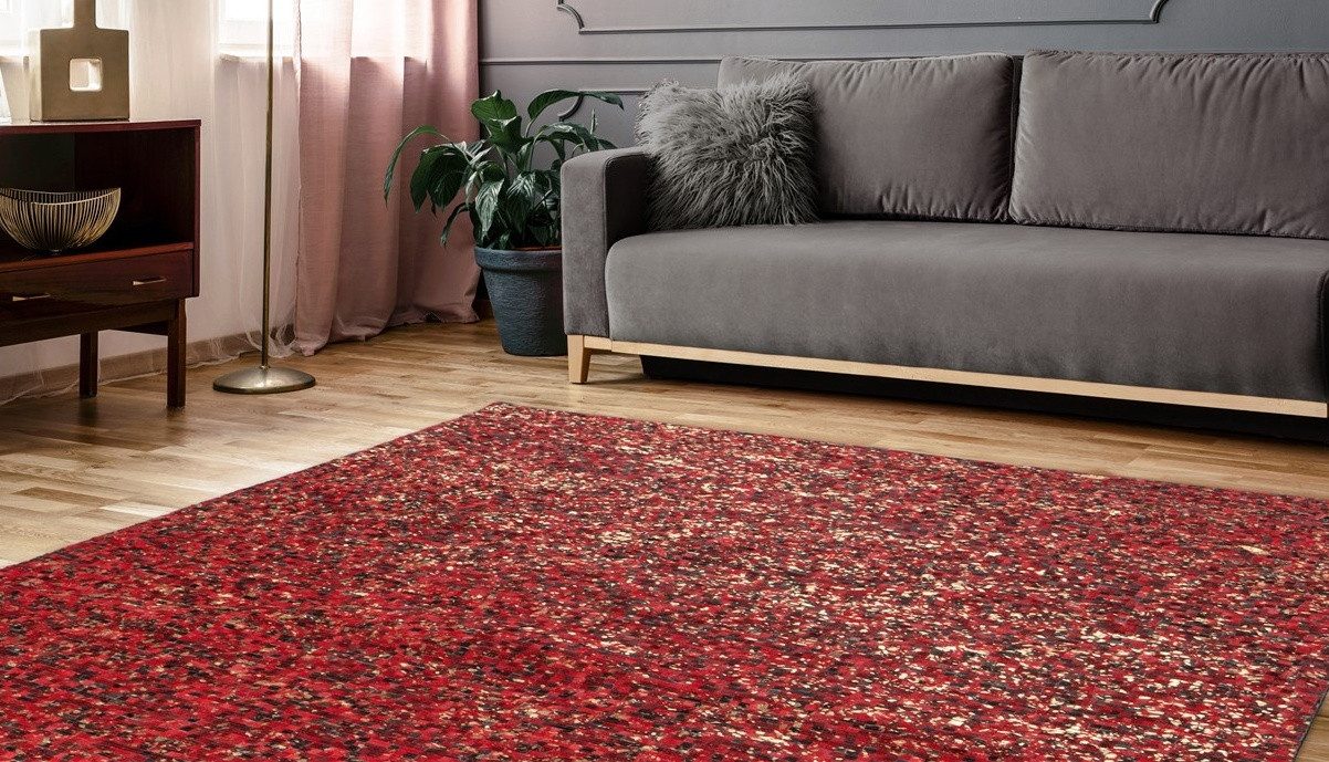 calo-deluxe Fellteppich Vezzana 615, rechteckig, Höhe: 5 mm, echtes Rinderfell, Wohnzimmer