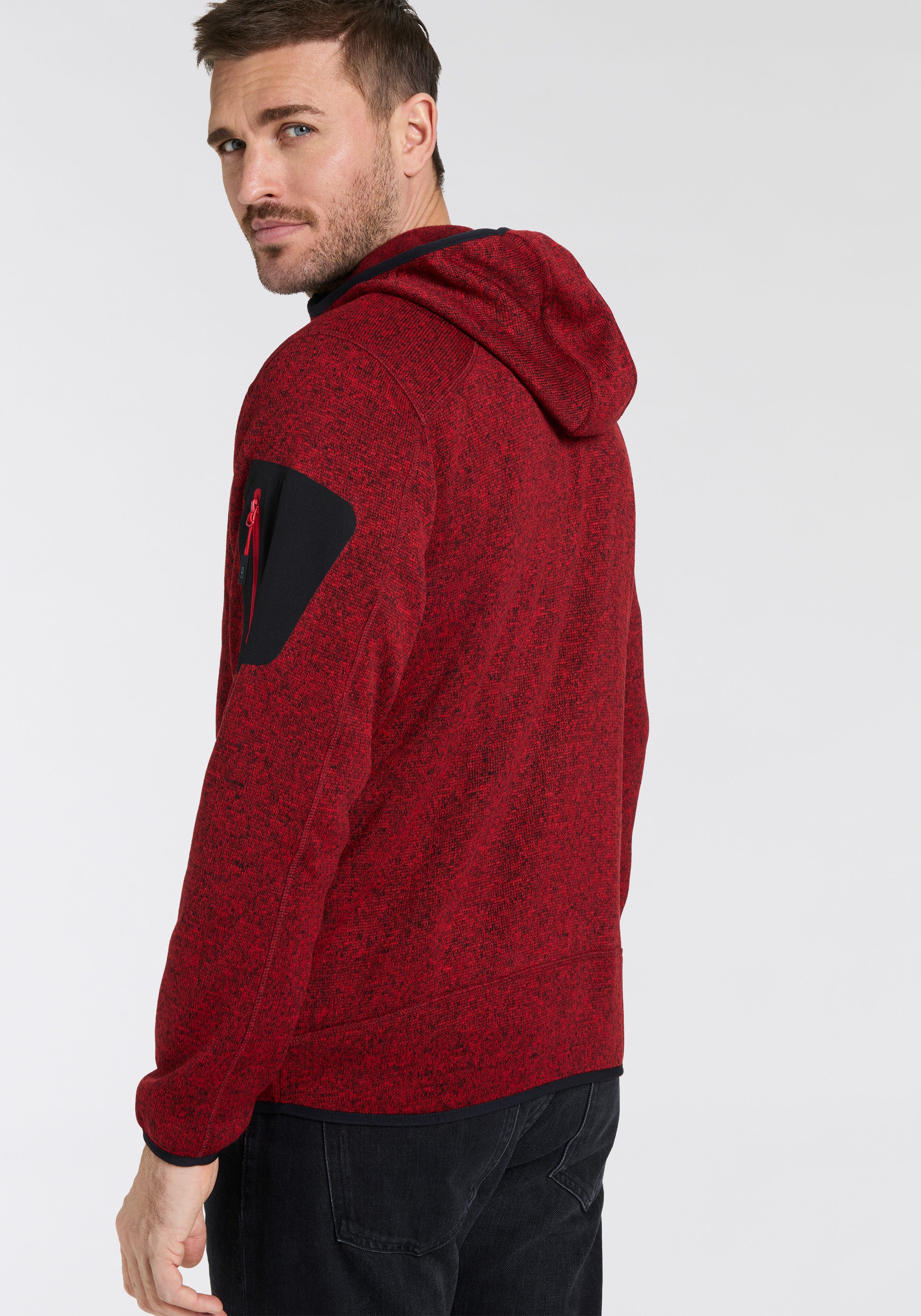 CMP Strickfleecejacke MAN JACKET FIX HOOD günstig online kaufen