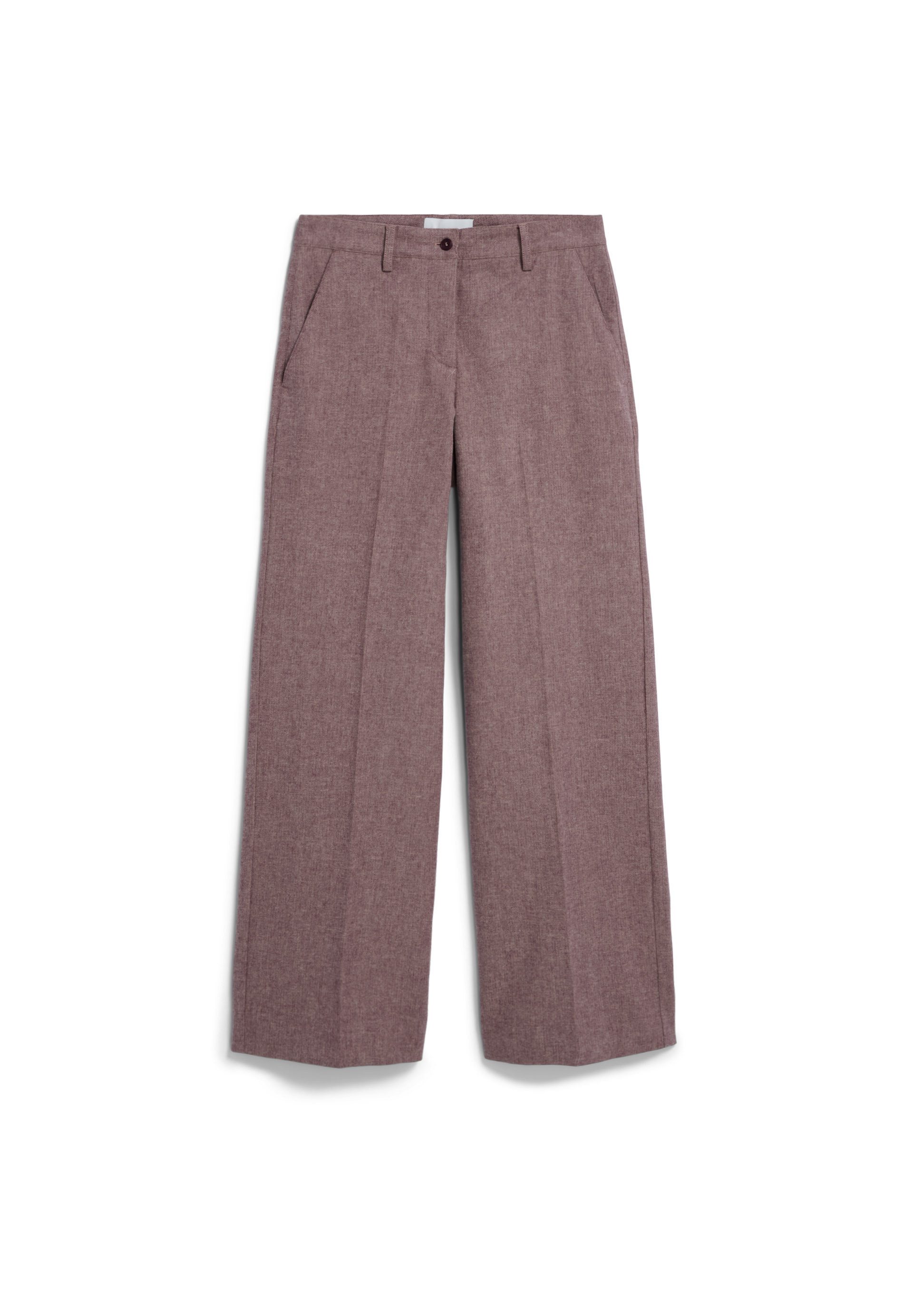 Stoffhose LEANDRAA HANDAAS Webhose aus Bio-Baumwoll Mix