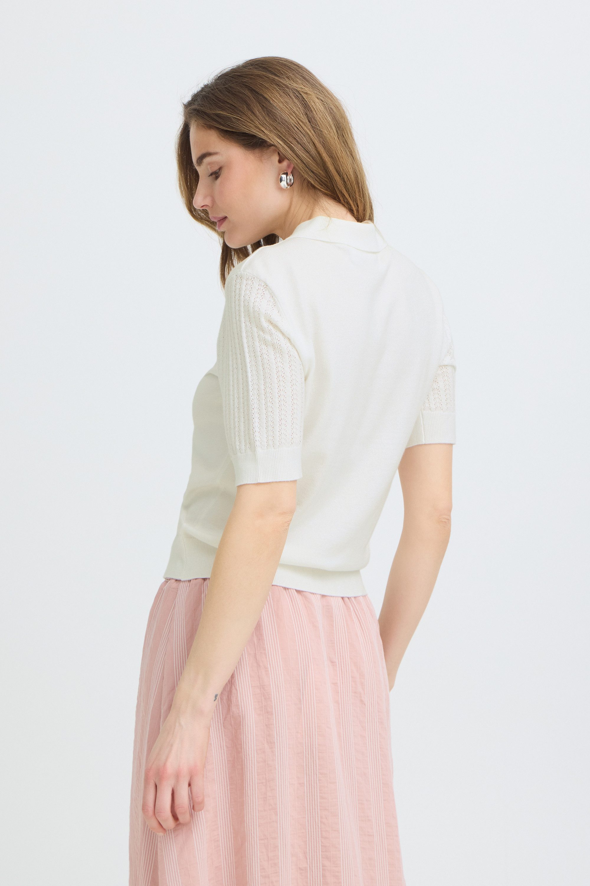 Pulz Jeans Strickpullover Kurzarm-Bluse PZSARA