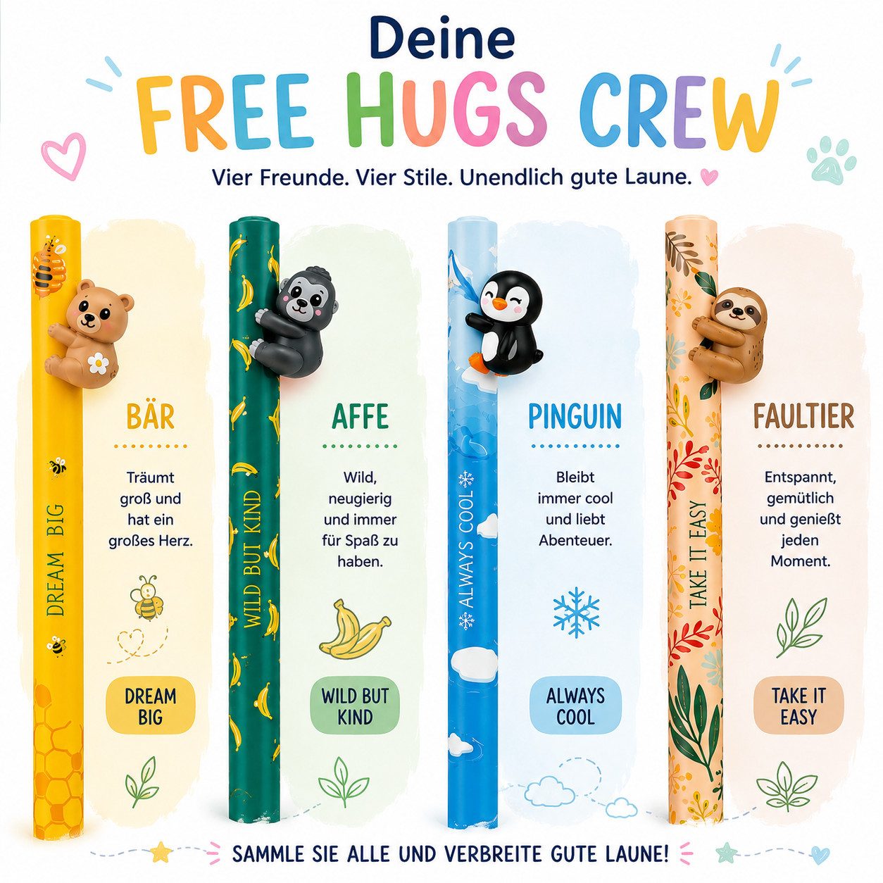 Legami Druckkugelschreiber Legami Druckkugelschreiber als Set