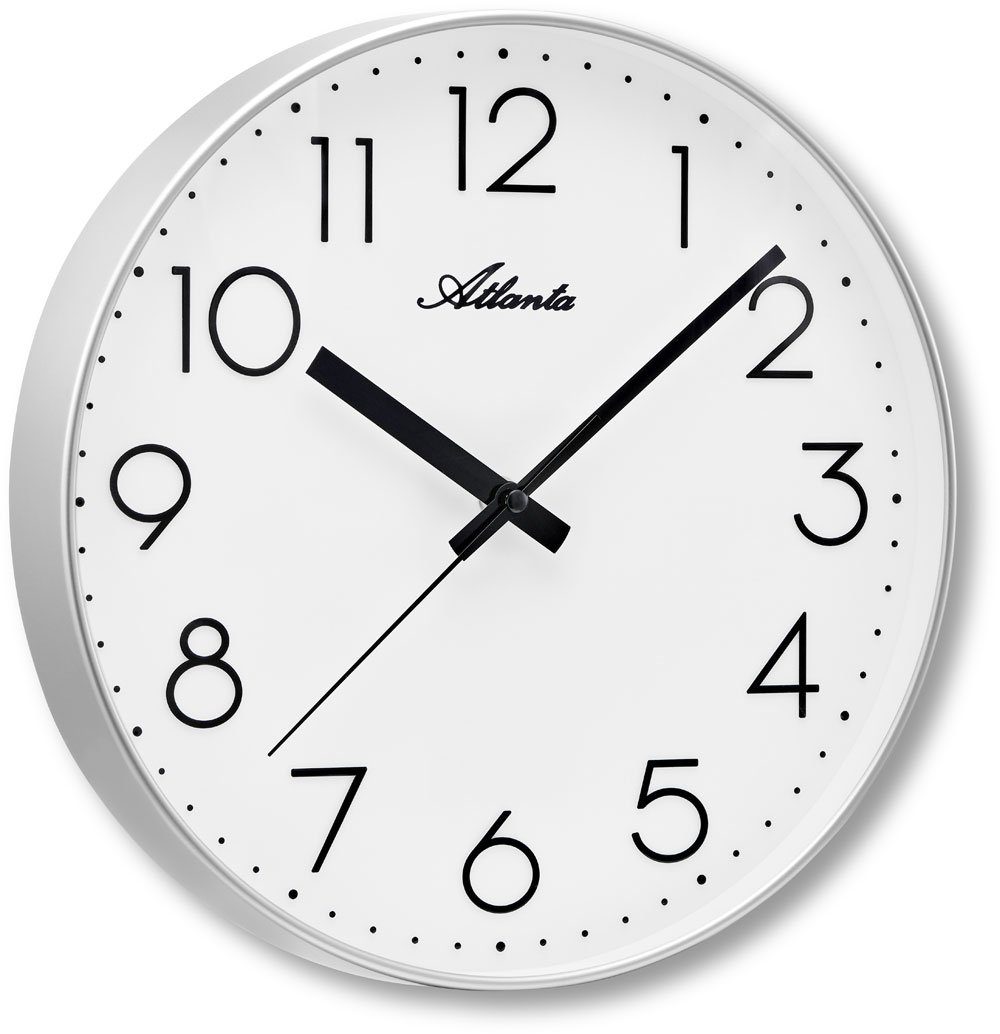 Wanduhr moderne Wanduhr Durchmesser: 30 cm - Atlanta Modell: 4529/19