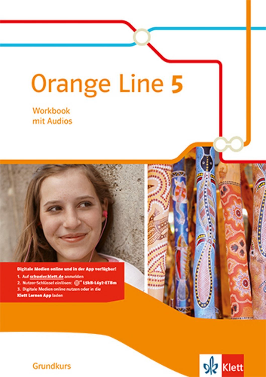 Orange Line 5. Grundkurs. Workbook mit Audios Klasse 9 / diverse