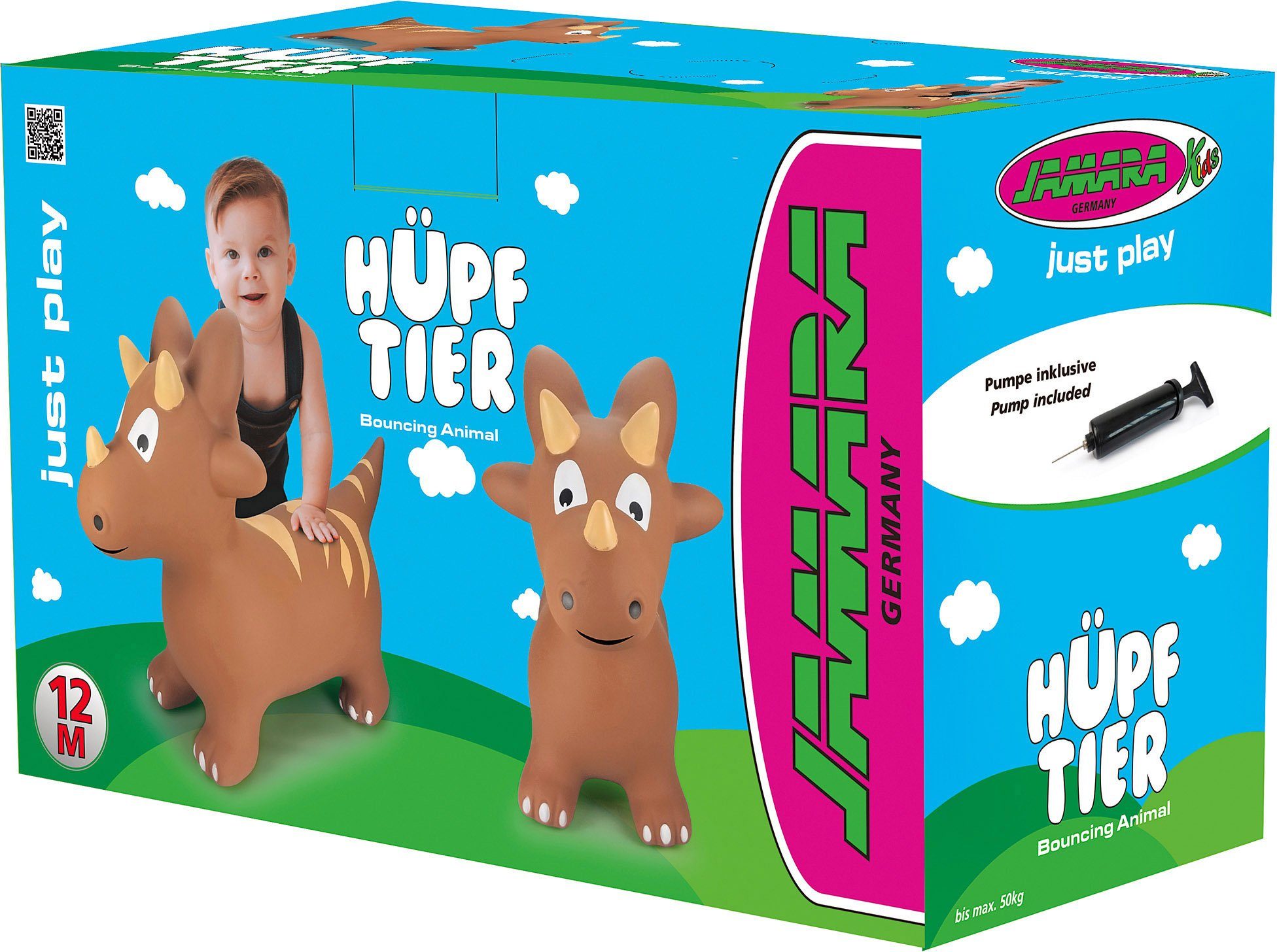 Jamara Hüpftier Dino, inkl. Luftpumpe