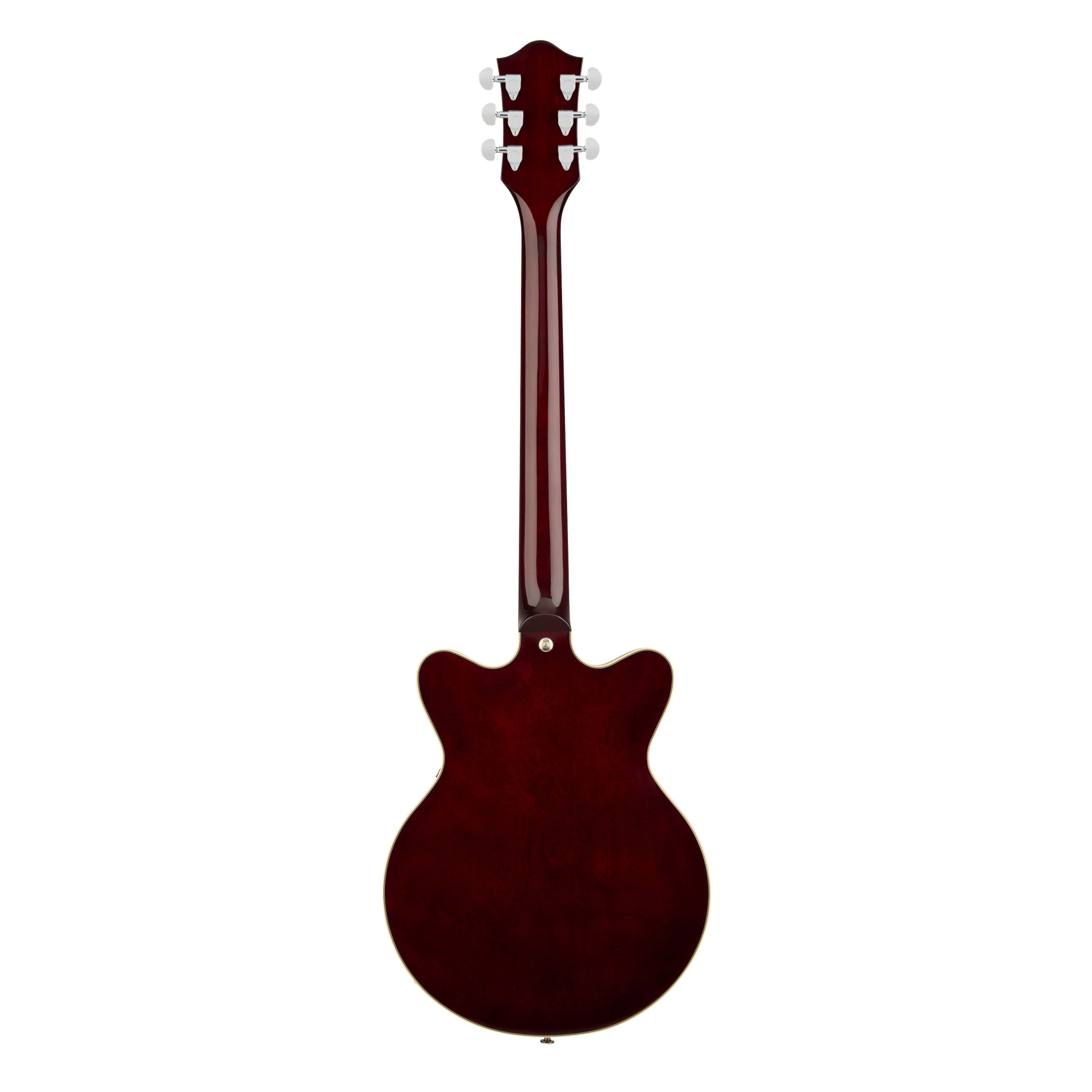 Gretsch Halbakustik-Gitarre, Halb-Akustik Gitarren, Semi Hollow-Modelle, G2655 Streamliner Center Block Jr Double Cut V-Stoptail Black -
