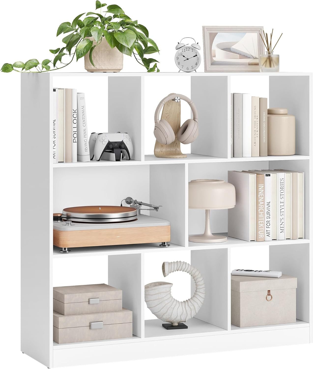 VASAGLE Bücherregal, Regal, Würfelregal, Standregal, 8 günstig online kaufen