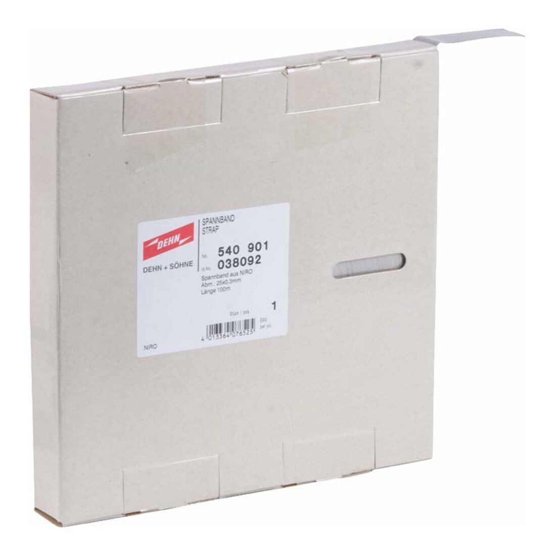 DEHN Klebeband DEHN Spannband 25x0,3mm L100m NIRO SPB25X03L100MV2A