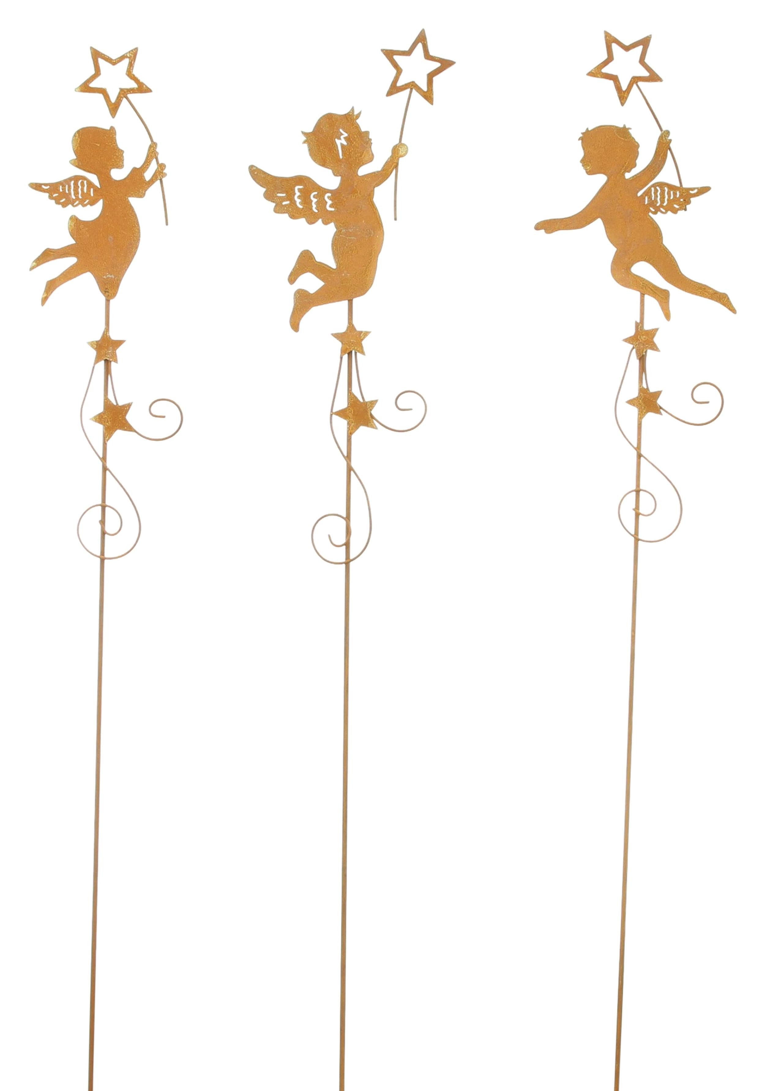 Gartenstecker Stecker "Engelchen", 3er Set