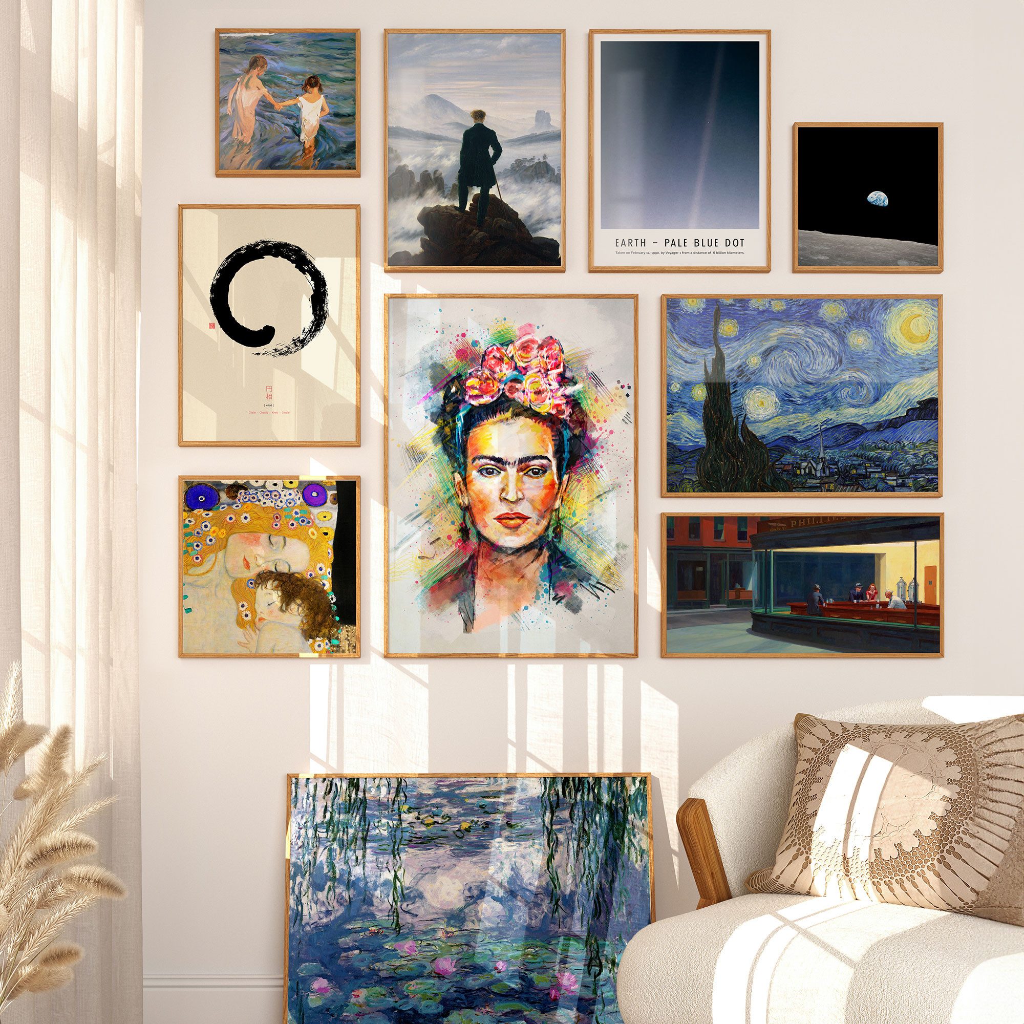 Posterlounge Wandbild Buchliebhaber, Mike Koubou, erhältlich als Poster, Leinwandbild, Wandsticker oder Acrylglasbild