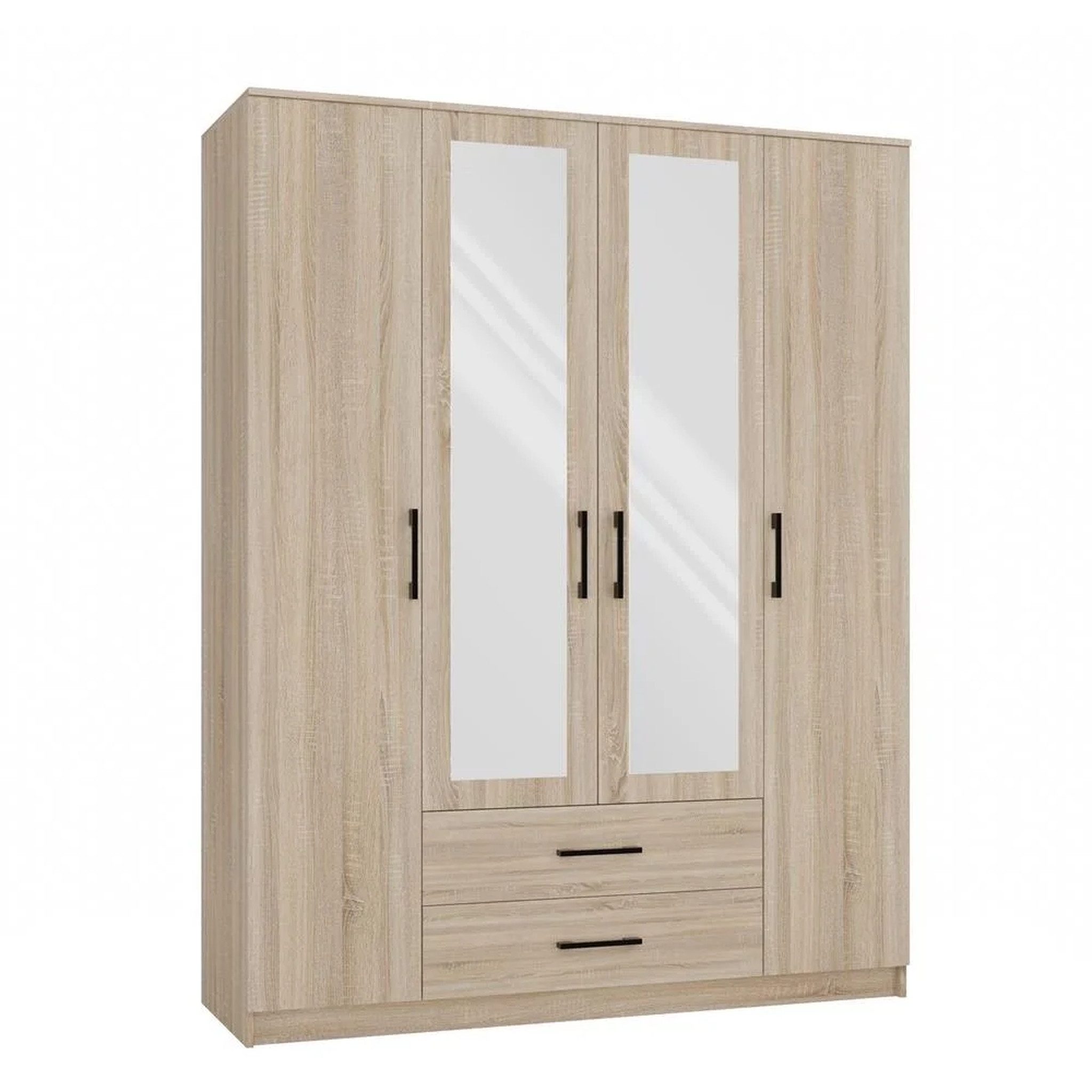 Beautysofa Drehtürenschrank Noah (160 cm Breite günstig online kaufen