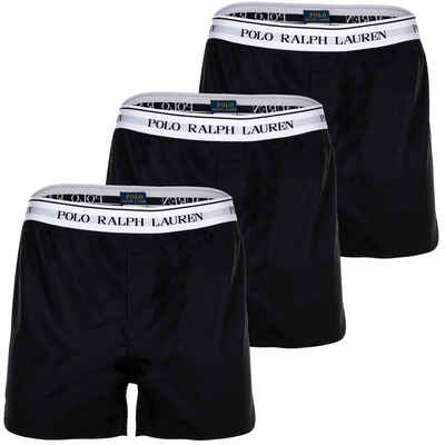 Polo Ralph Lauren Боксерские мужские трусы, боксерки Herren Web-Boxershorts, 3er Pack - ELASTIC BXER-3