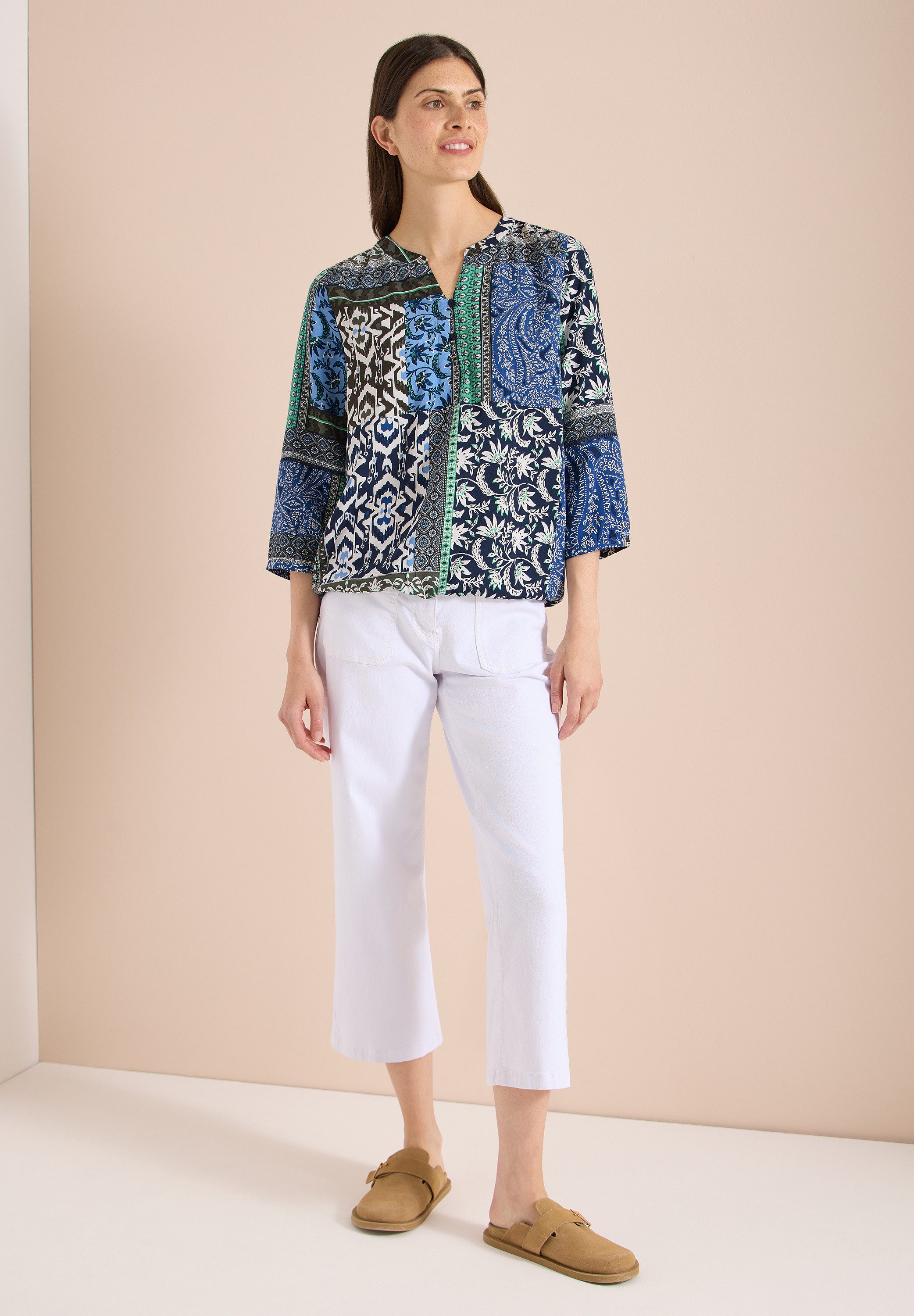 CECIL Klassische Bluse mit 3/4 Ärmeln