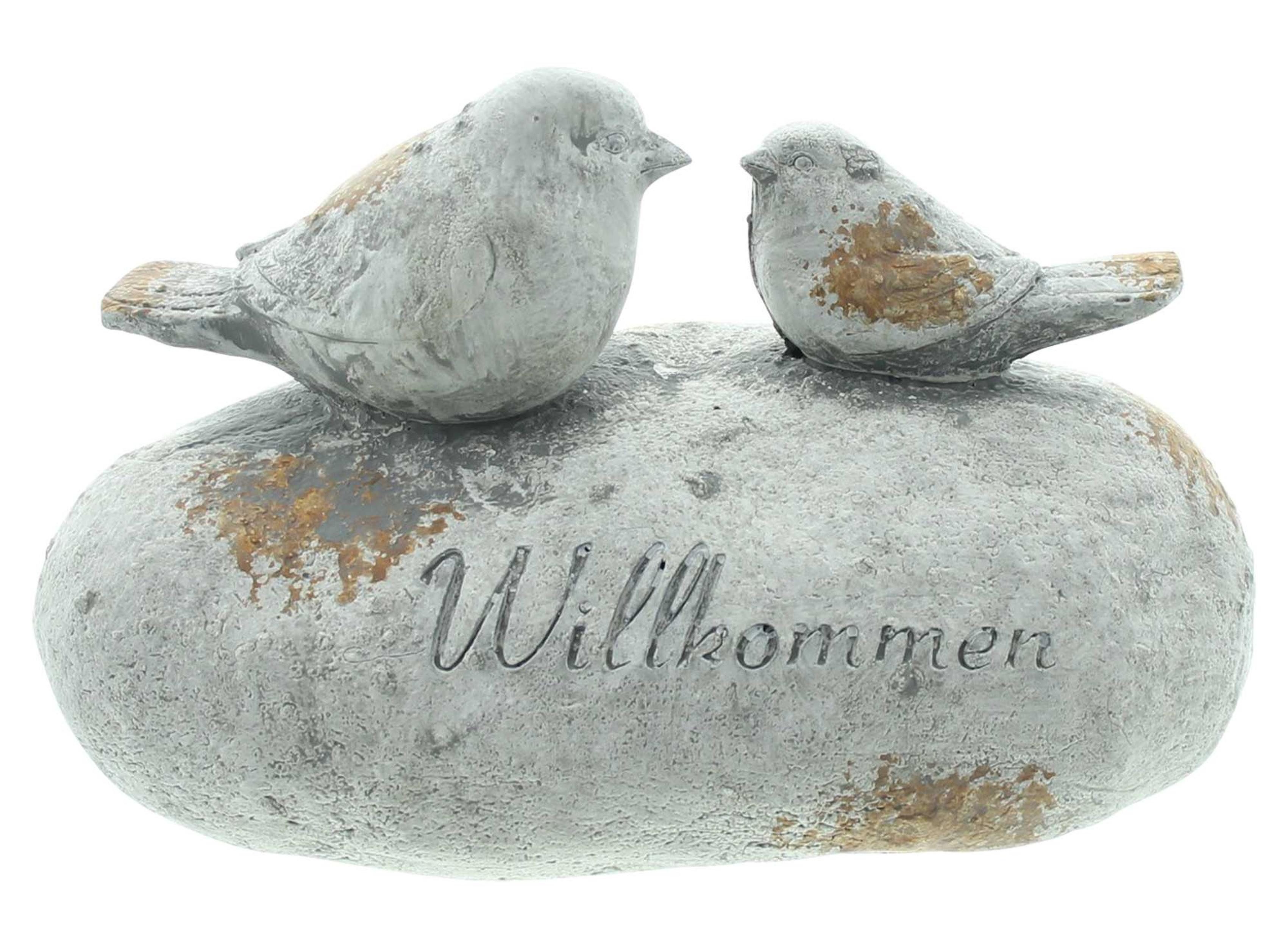 Dekoobjekt Dekostein "Willkommen"